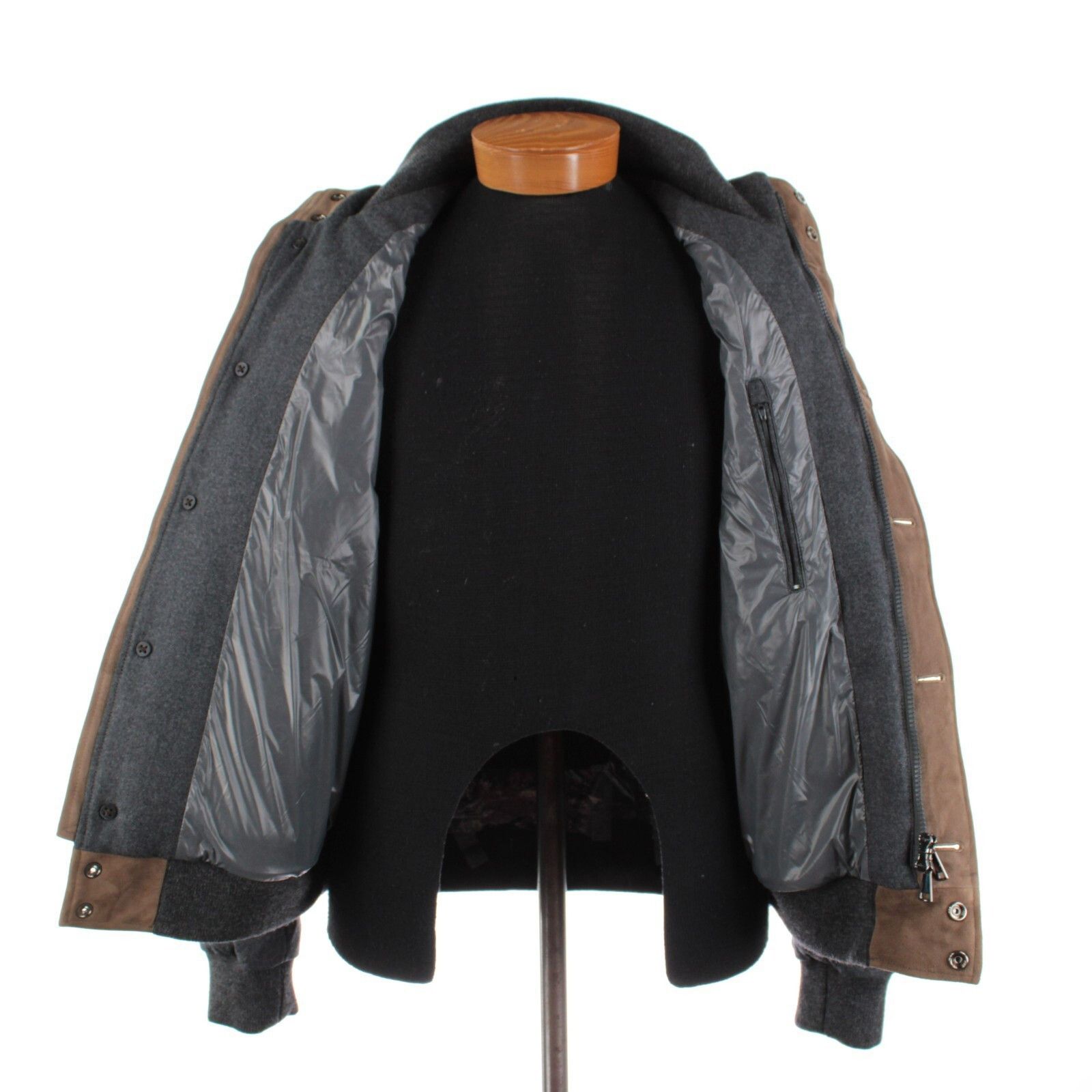 Zanella Zanella Jacket Size L US In Brown Wool & Suede Size US L / EU 52-54 / 3 - 8 Thumbnail