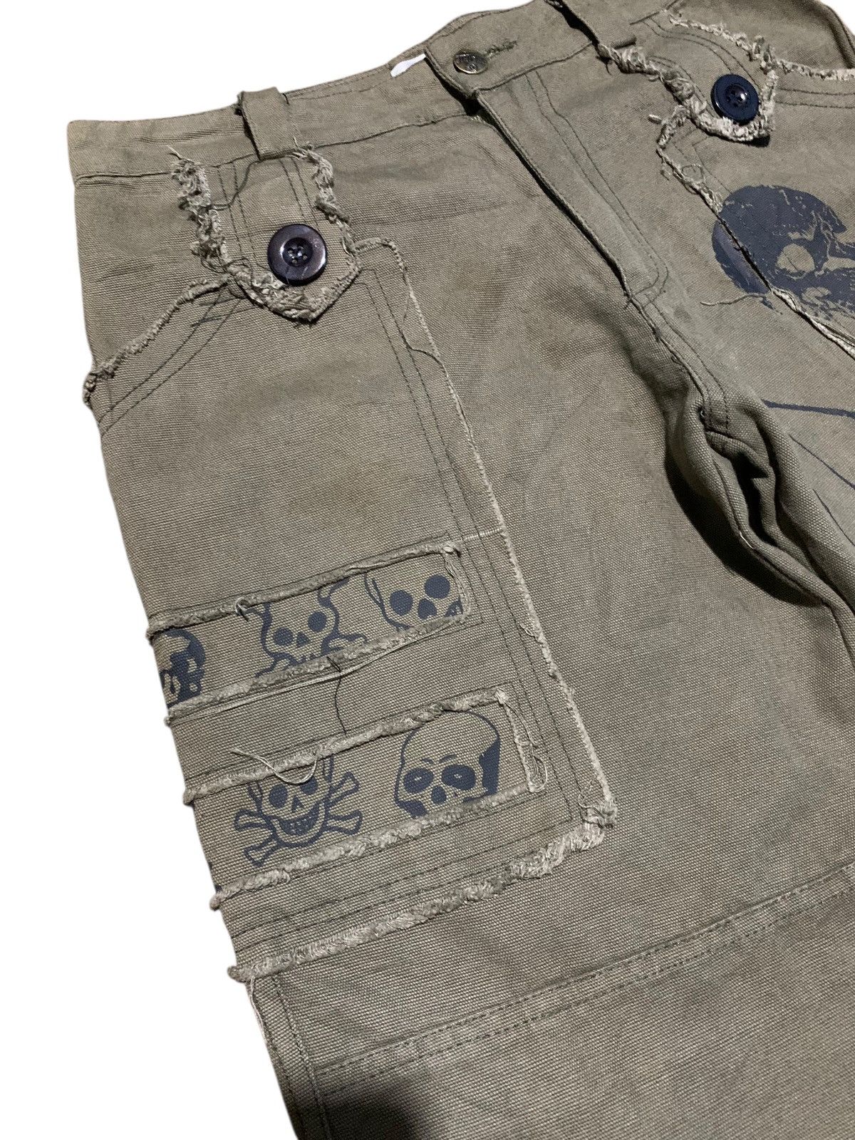 If Six Was Nine Vintage Gaibatou japan skull dragon fatigue monkey pants Size US 28 / EU 44 - 5 Thumbnail