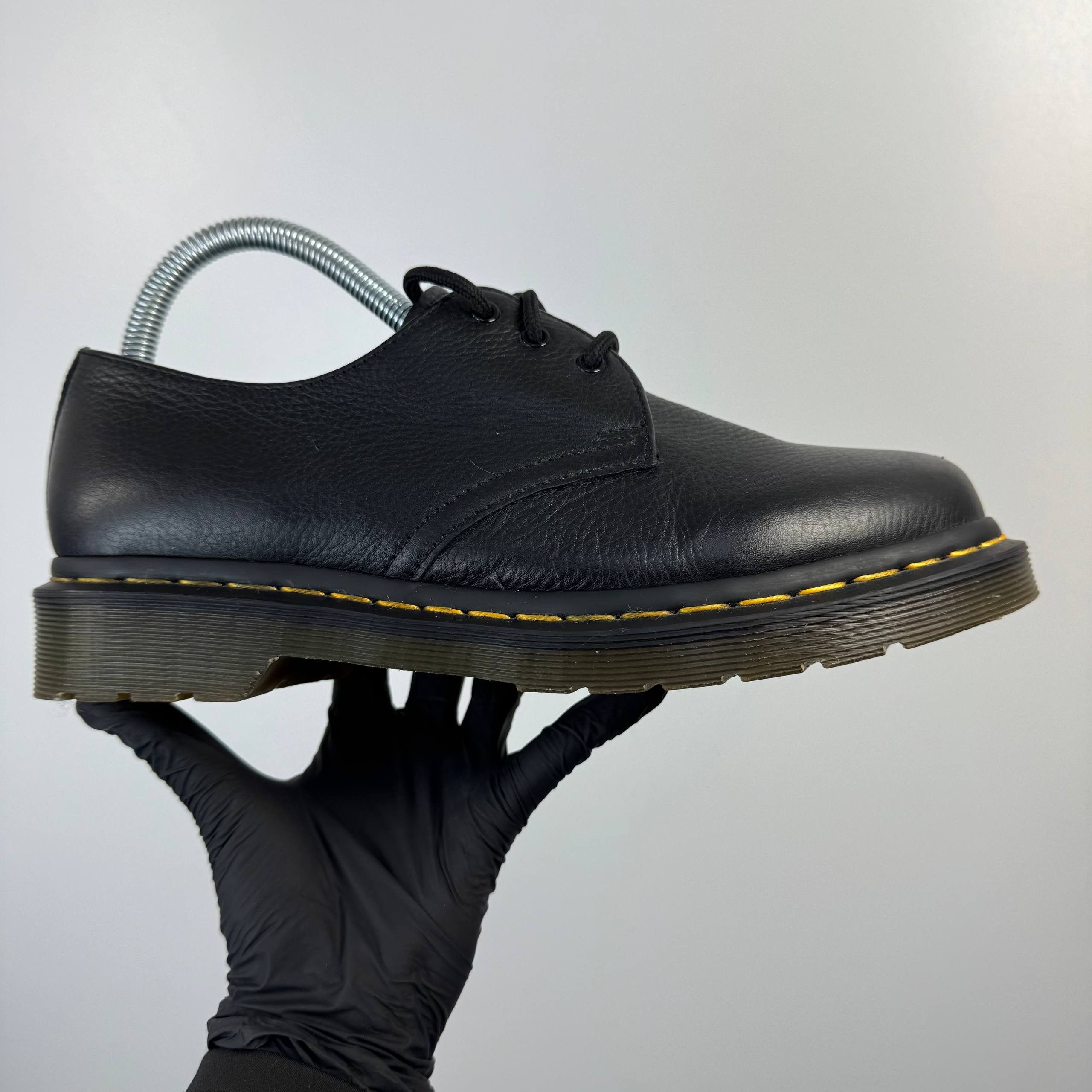 Dr. Martens Dr Martens 1461 AW501 Black Oxford Womens Size US 8.5 EU 40 Size US 8.5 / IT 38.5 - 3 Thumbnail