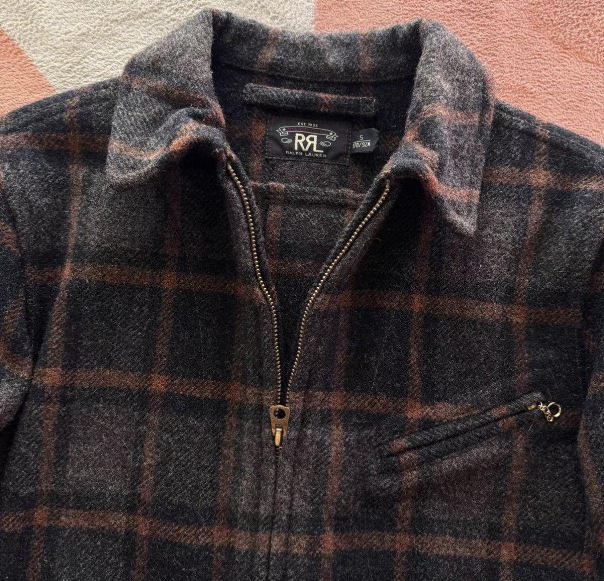 RRL Ralph Lauren RRL Ralph Lauren Double RL Plaid Wool Jacket K22 Size US S / EU 44-46 / 1 - 7 Thumbnail