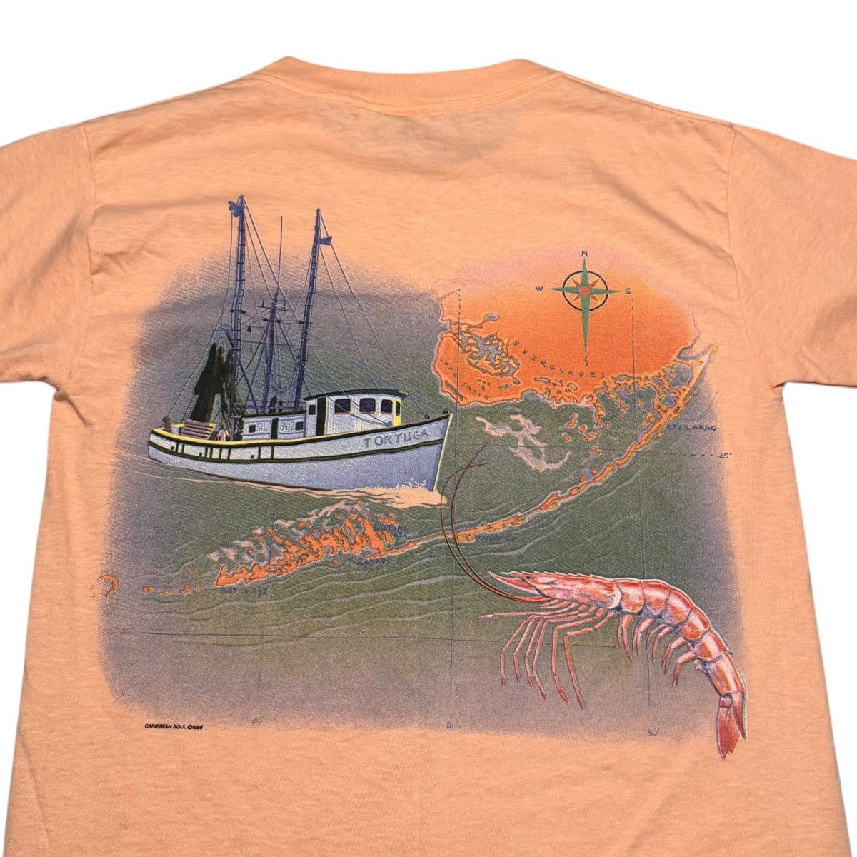 Vintage NWT 1988 Jimmy Buffet's Caribbean Soul Shirt Men's Medium Size US M / EU 48-50 / 2 - 4 Thumbnail