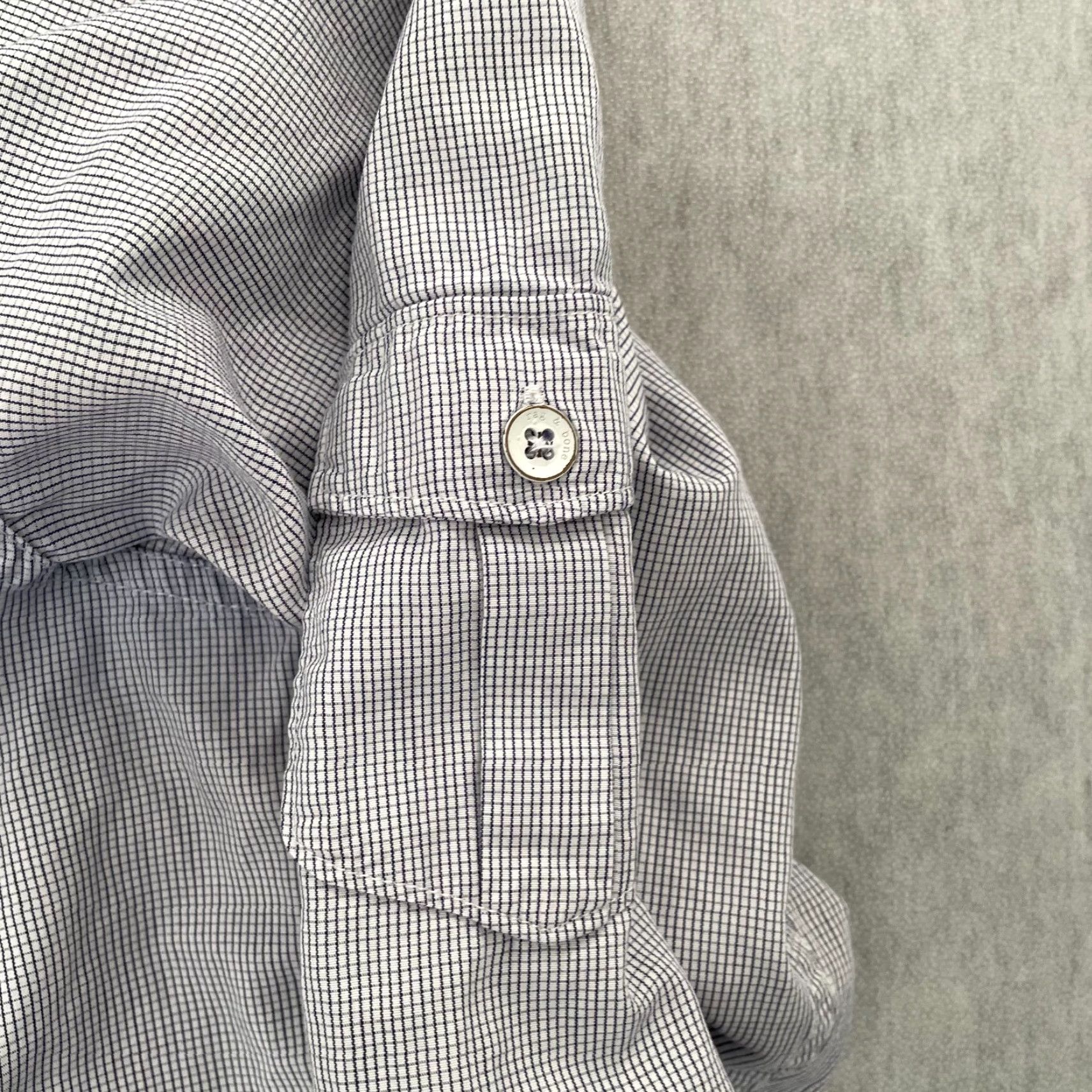 Rag & Bone VINTAGE Rag & Bone Shirt Men XL Long Sleeve Check Cotton Casual Designer USA Size US XL / EU 56 / 4 - 5 Thumbnail