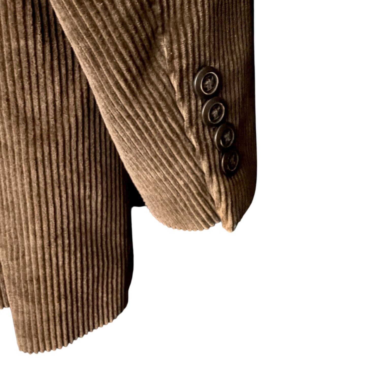 Stafford Stafford Mens Blazer 44R Brown Corduroy Academia Elbow Patch Size 44R - 11 Thumbnail