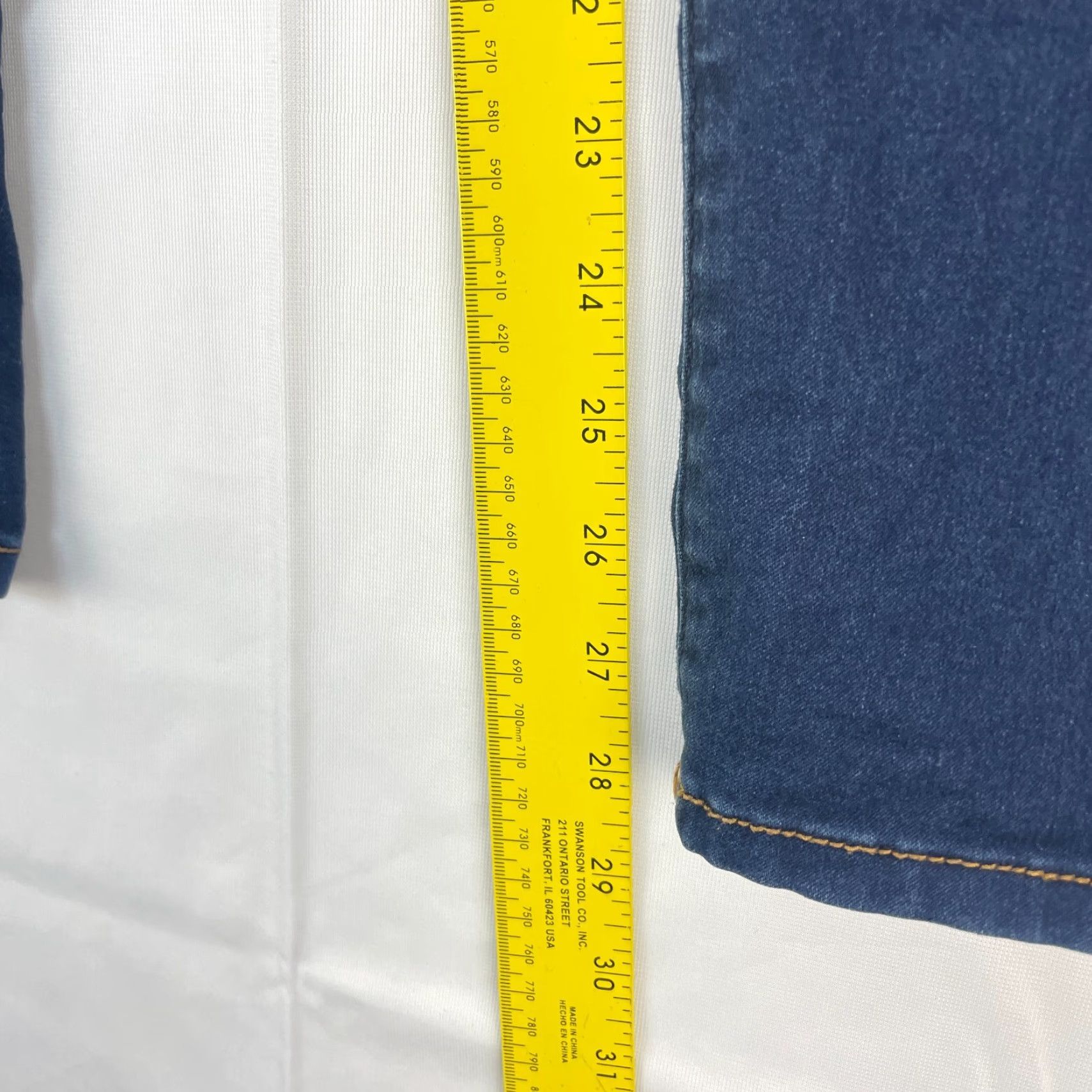Vintage Aeropostale Jeans Women's Denim Dark Wash Jeggings Size 0 Regular Blue Denim High Waisted Jeans Size 25" / US 0 / IT 36 - 7 Thumbnail