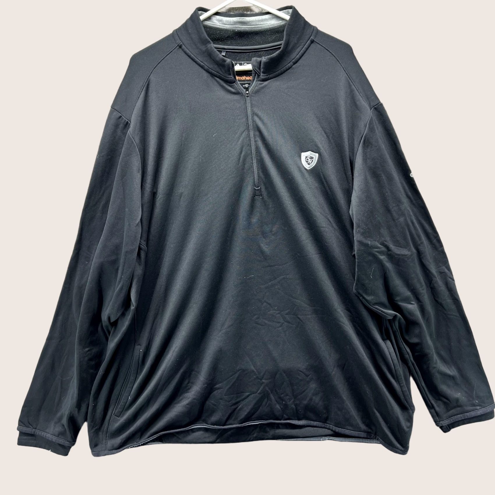 Adidas Adidas Climaheat Pullover Mens 2XL Black 1/4 Zip Golf Thermal Top Athletic Size US XXL / EU 58 / 5 - 1 Thumbnail