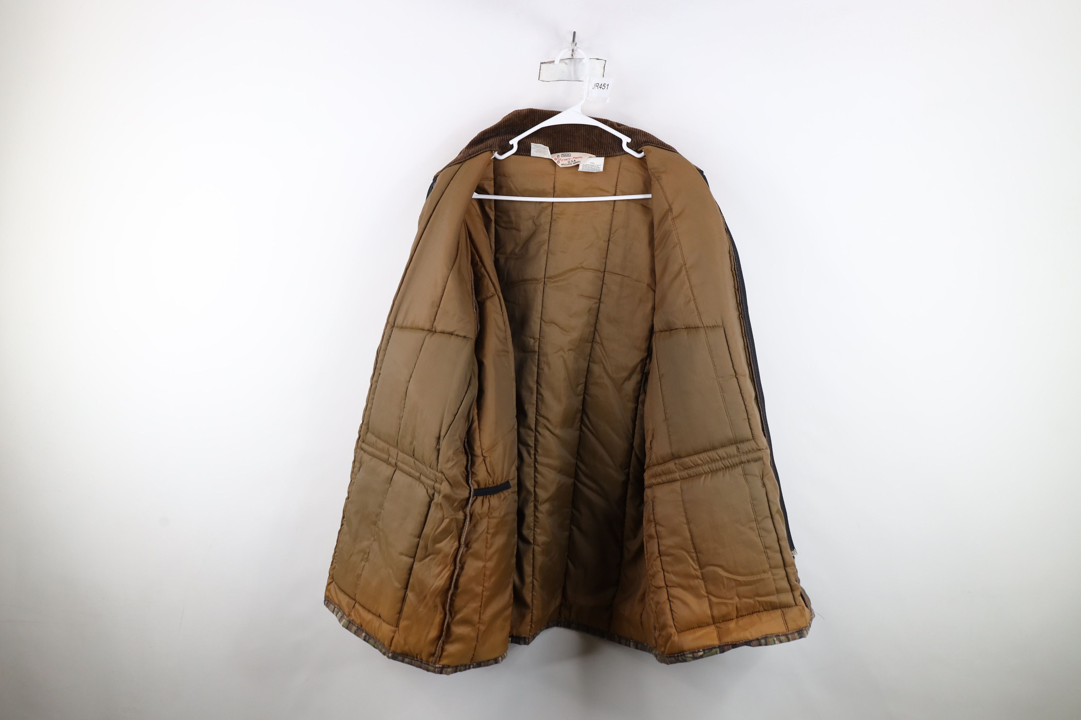 Walls Vintage 90s Walls Camouflage Quilted Chore Barn Jacket USA Size US XL / EU 56 / 4 - 14 Thumbnail