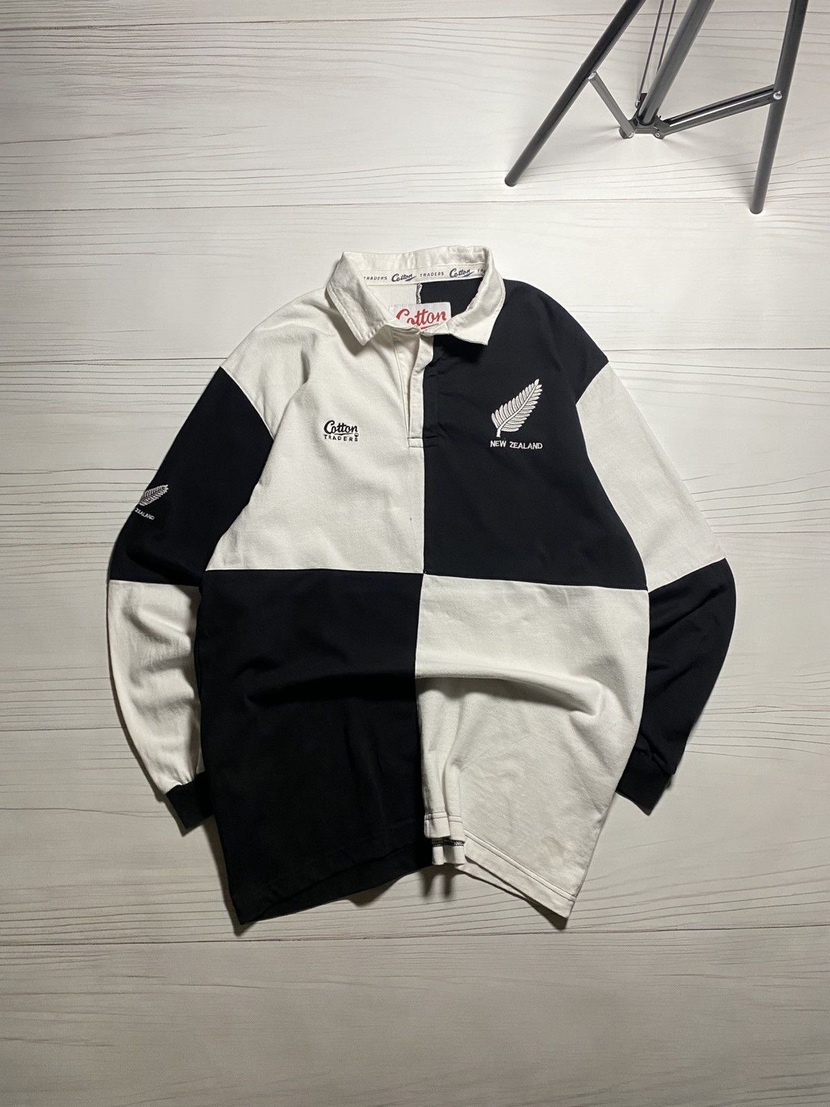Cotton Traders × Vintage Vintage Cotton Traders New Zealand 90’s y2k rugby t shirt Size US L / EU 52-54 / 3 - 1 Thumbnail