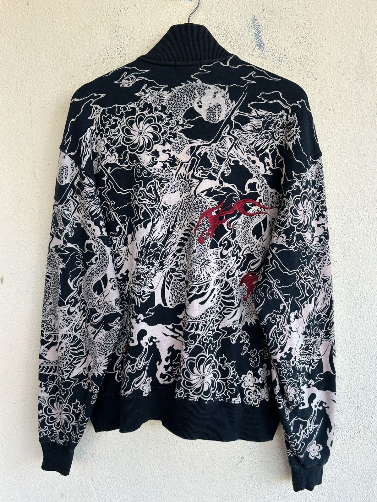 Japanese Brand Karakuri Tamashi Sukajan Art Zip Up Sweatshirt Size US L / EU 52-54 / 3 - 2 Thumbnail
