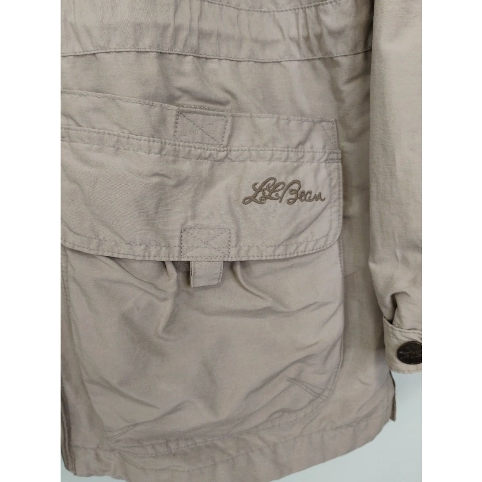 Vintage VINTAGE L.L. Bean Outdoor Field Jacket Women Medium Beige Vest With Removable Sleeves Size M / US 6-8 / IT 42-44 - 5 Thumbnail