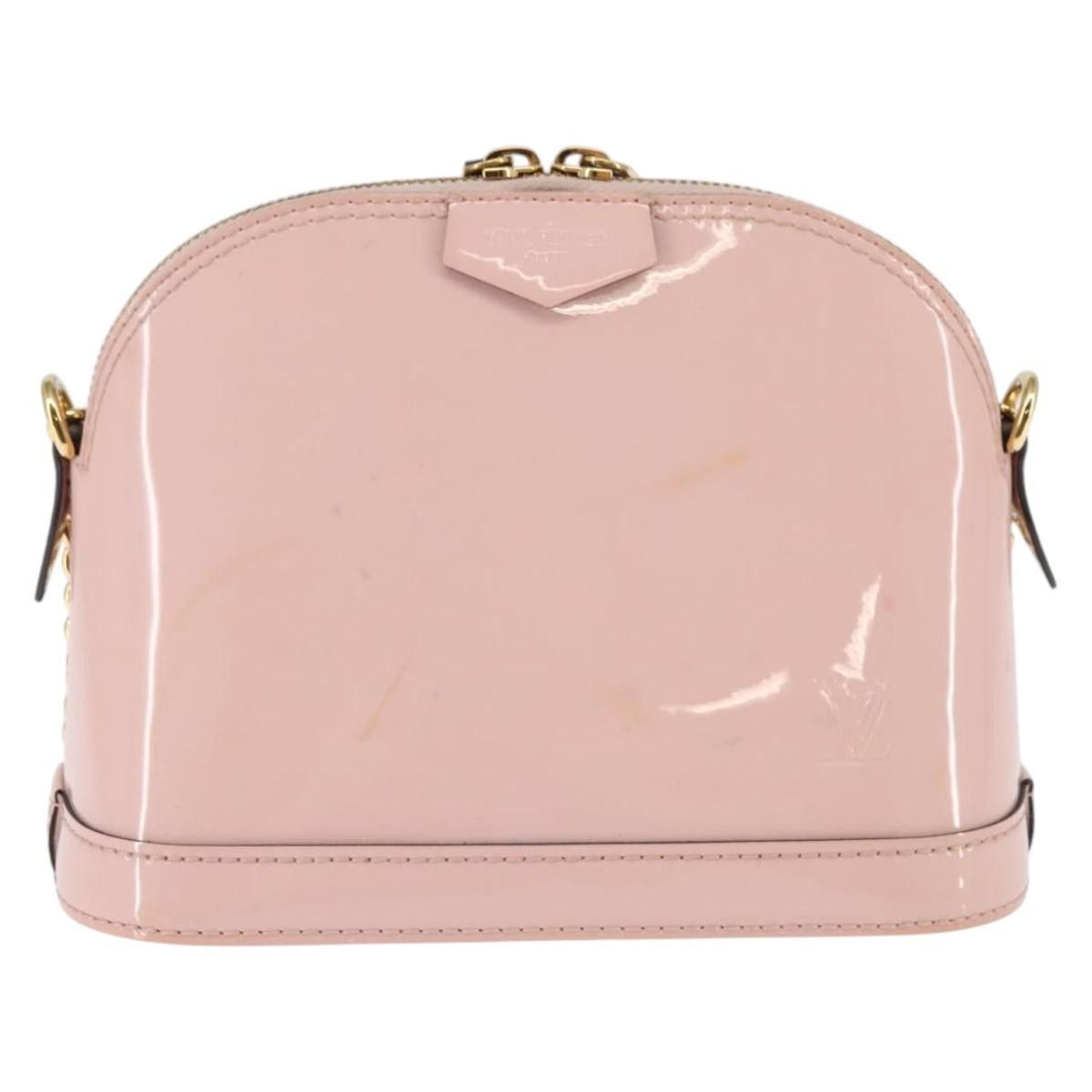 Louis Vuitton Louis Vuitton Alma Chain Handbag Vernis with Monogram Canvas Size ONE SIZE - 1 Thumbnail