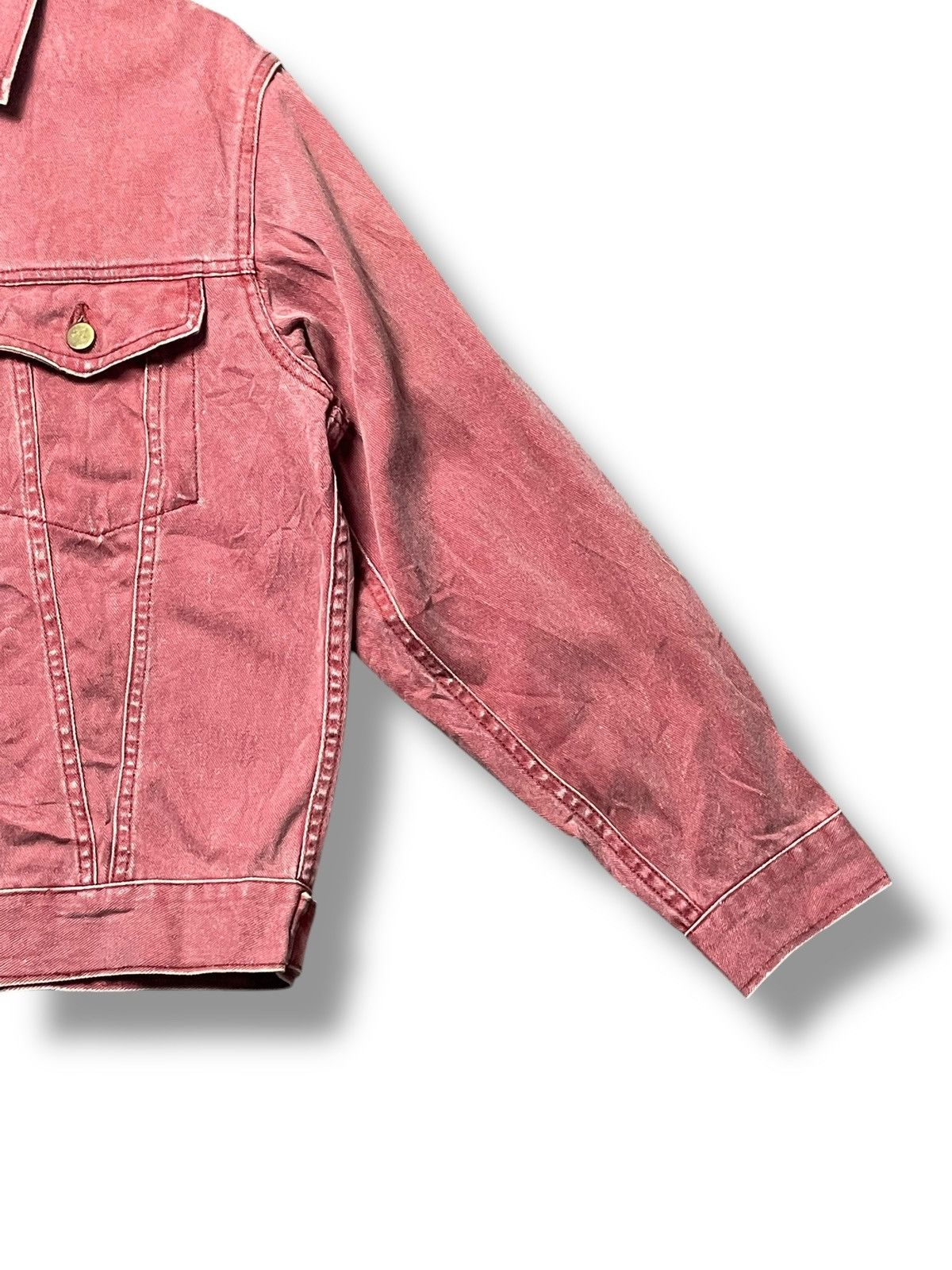 Japanese Brand × Vintage Private Time Crop Denim Jacket (46) Size US L / EU 52-54 / 3 - 4 Thumbnail