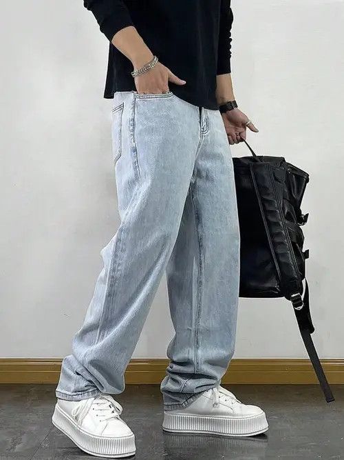 Other VINTAGE RETRO 90s skate jeans pants Size US 36 / EU 52 - 4 Thumbnail
