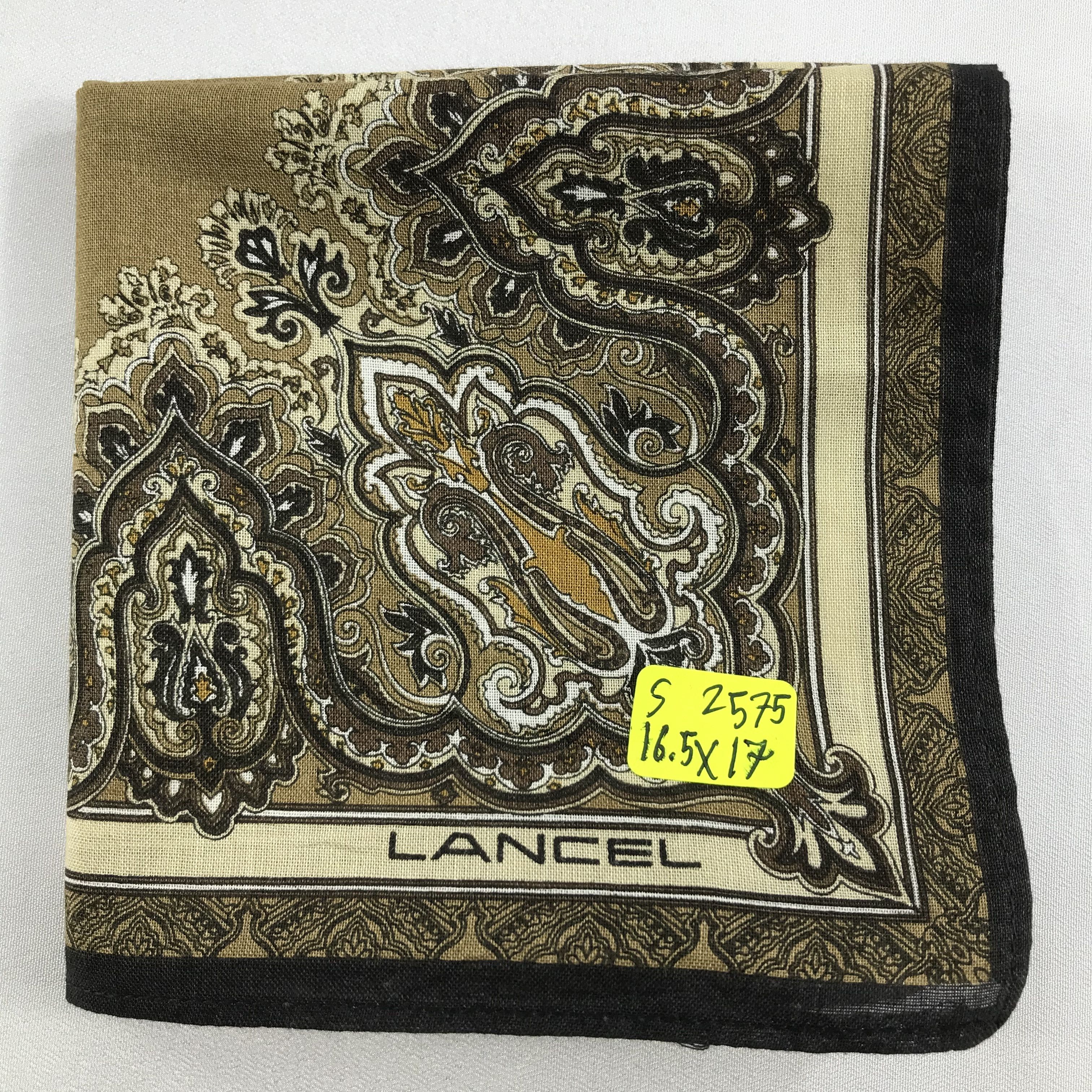 Lancel × Vintage Lancel Bandana / Handkerchief / Neckerchief - S2575 Size ONE SIZE - 5 Thumbnail