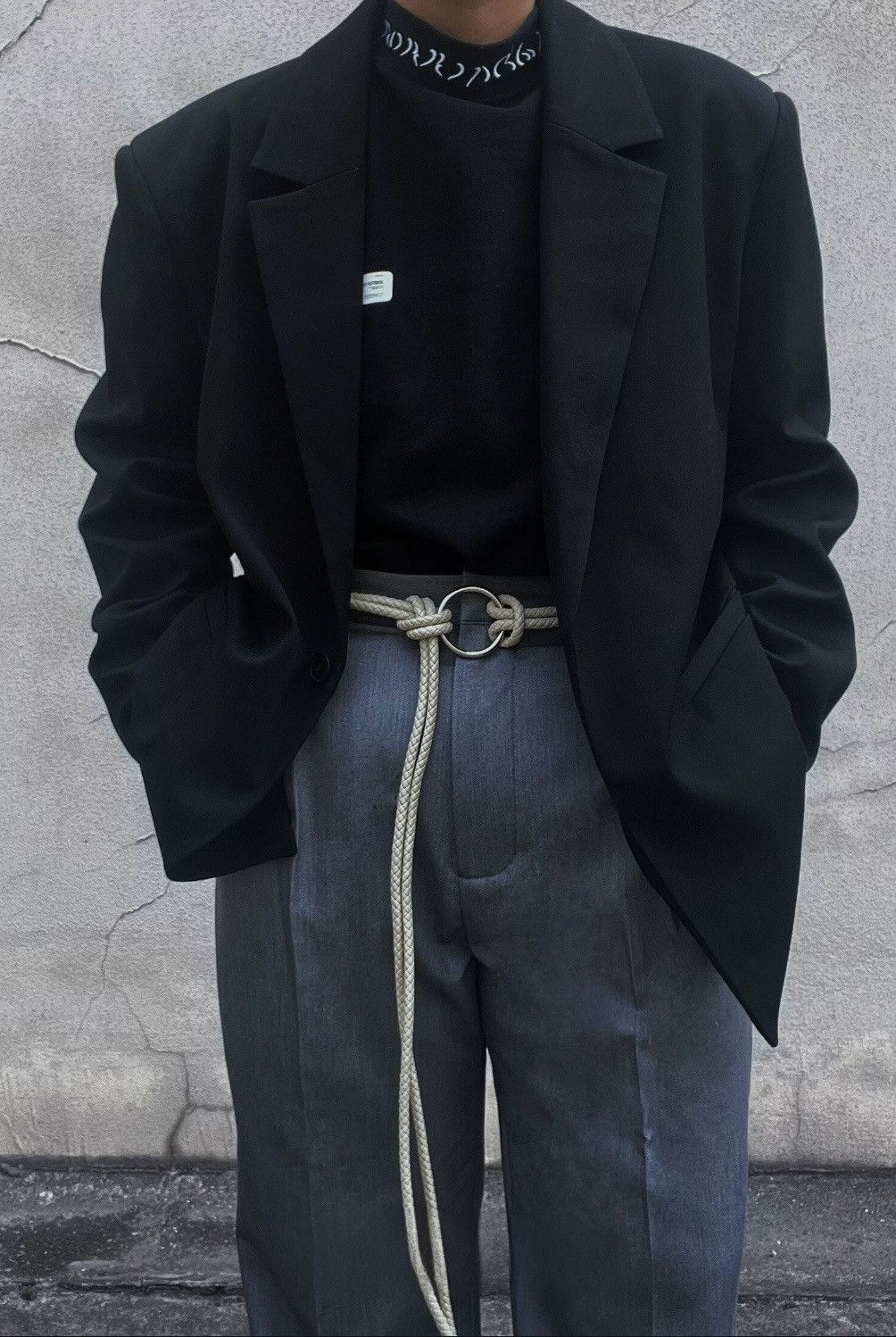 Japanese Brand × Vintage Outdoor retro fashion ring buckle woven rope belt aesthetic Size ONE SIZE - 1 Thumbnail