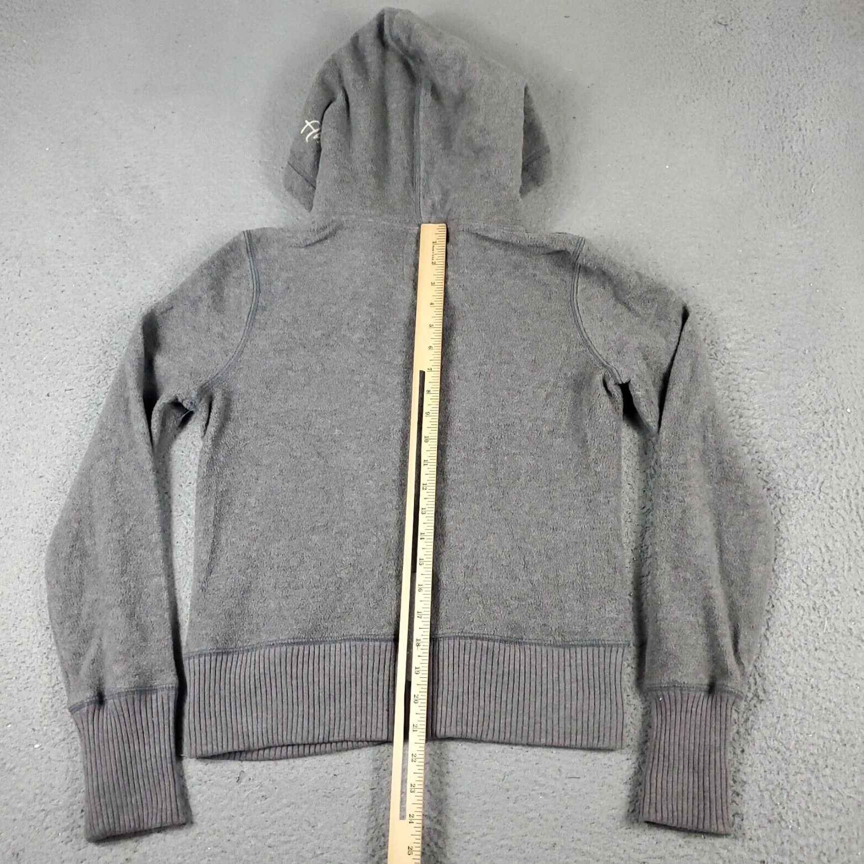 American Eagle Outfitters American Eagle Womens Medium Gray Full Zip Hoodie Sweatshirt Size M / US 6-8 / IT 42-44 - 7 Thumbnail