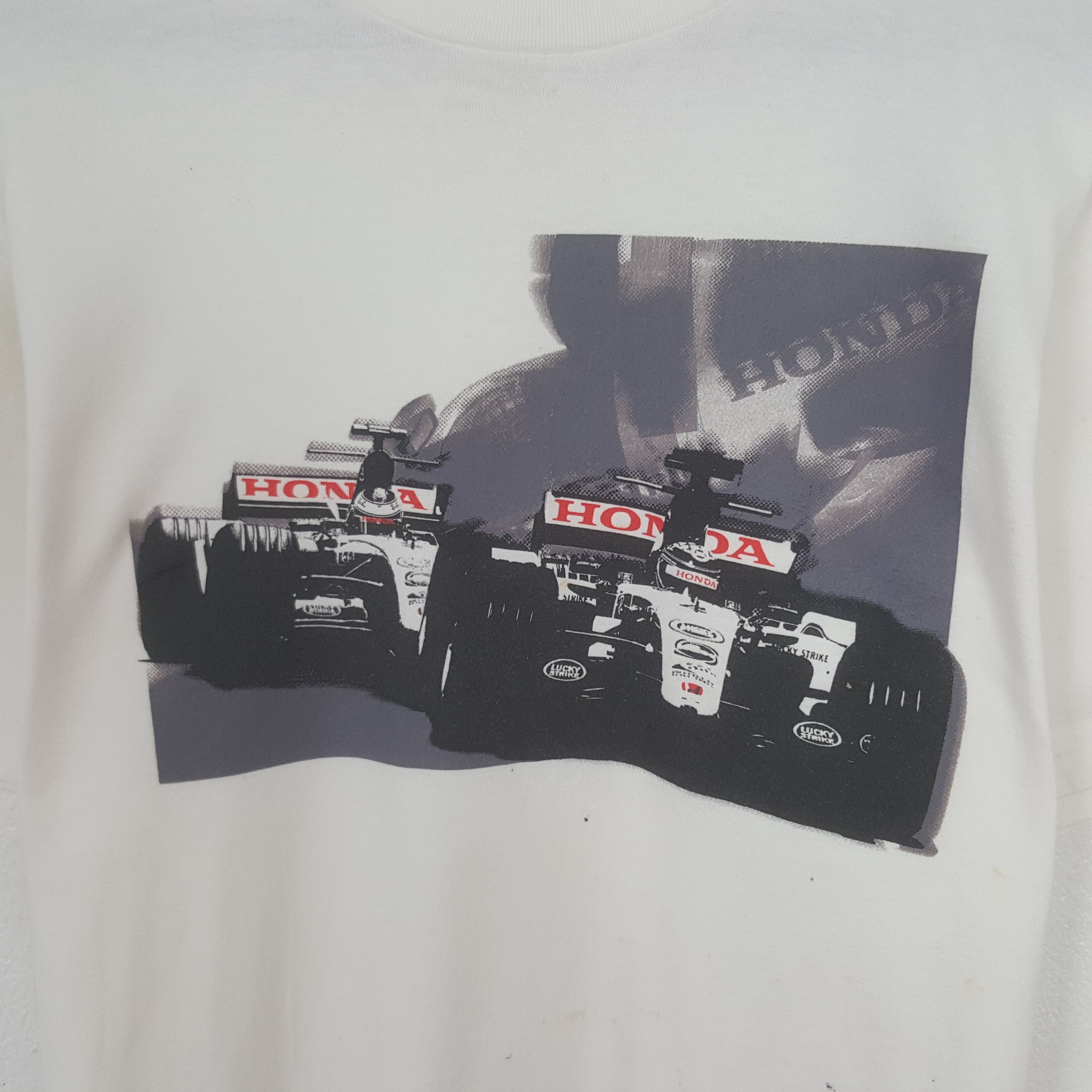 Honda Vintage Honda Ferrari Racing Tshirt Size US M / EU 48-50 / 2 - 2 Thumbnail