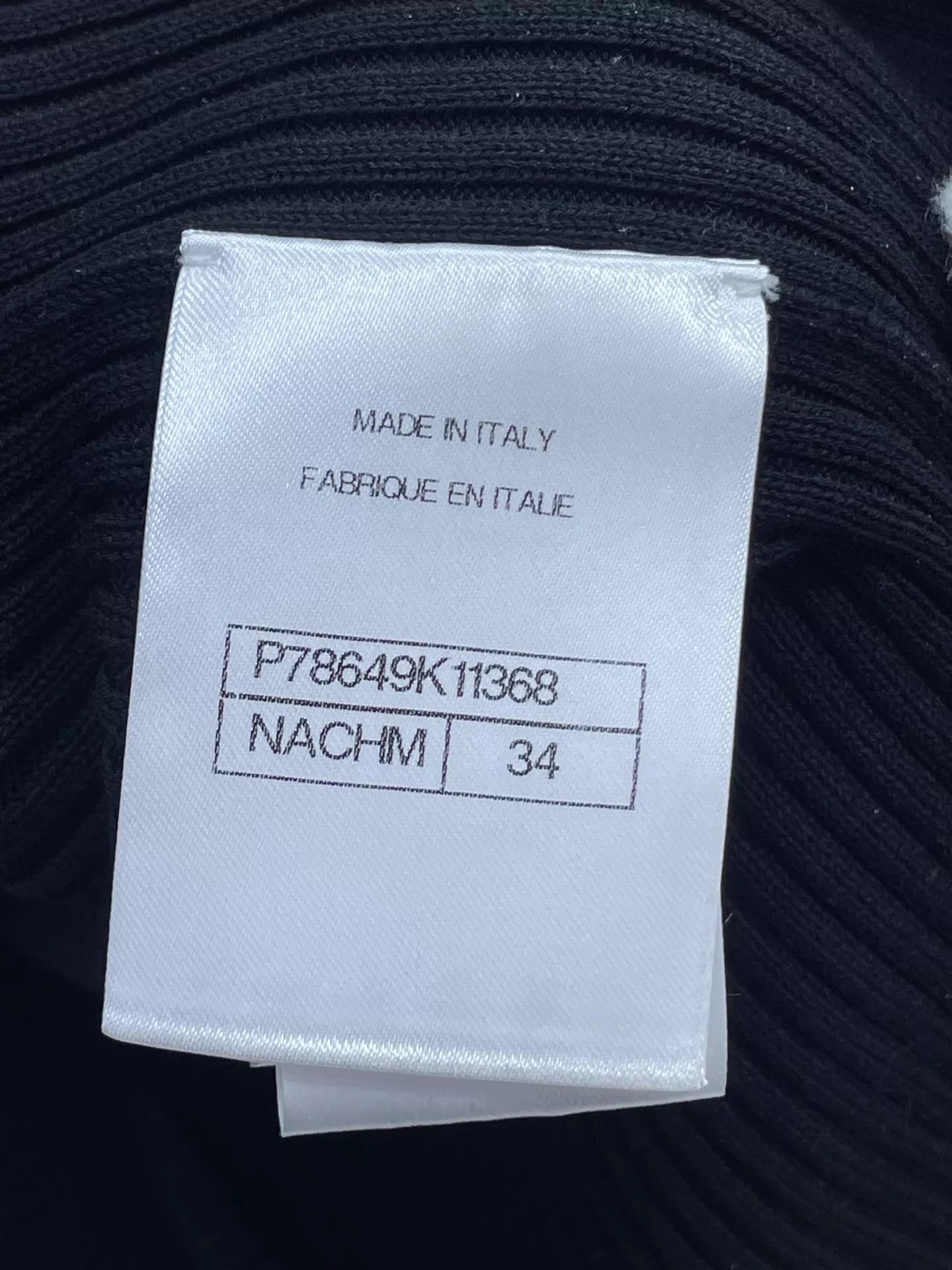 Chanel Chanel25C Blk ShortSlv Hood Knit Top 34 99New w/Tags Size XS / US 0-2 / IT 36-38 - 9 Thumbnail