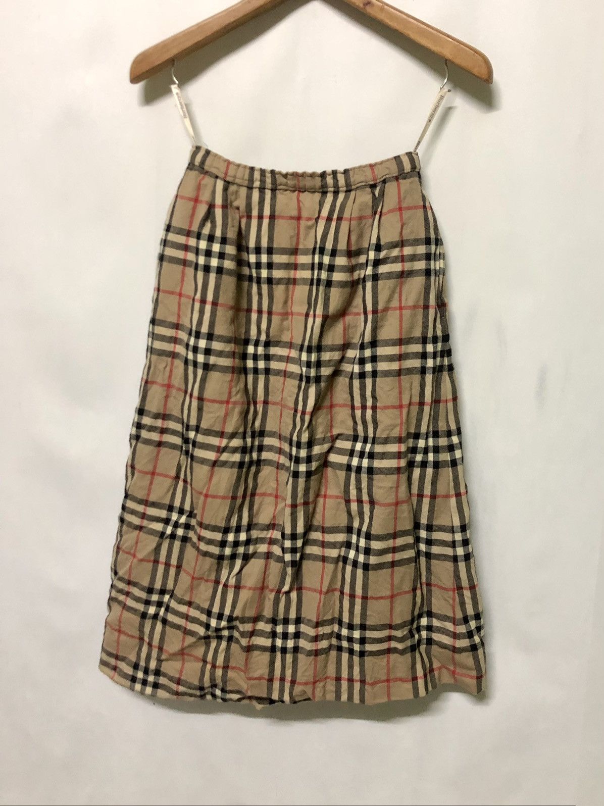 Burberry × Vintage Burberrys Nova Check Skirt Size 24" / US 00 / IT 34 - 2 Thumbnail
