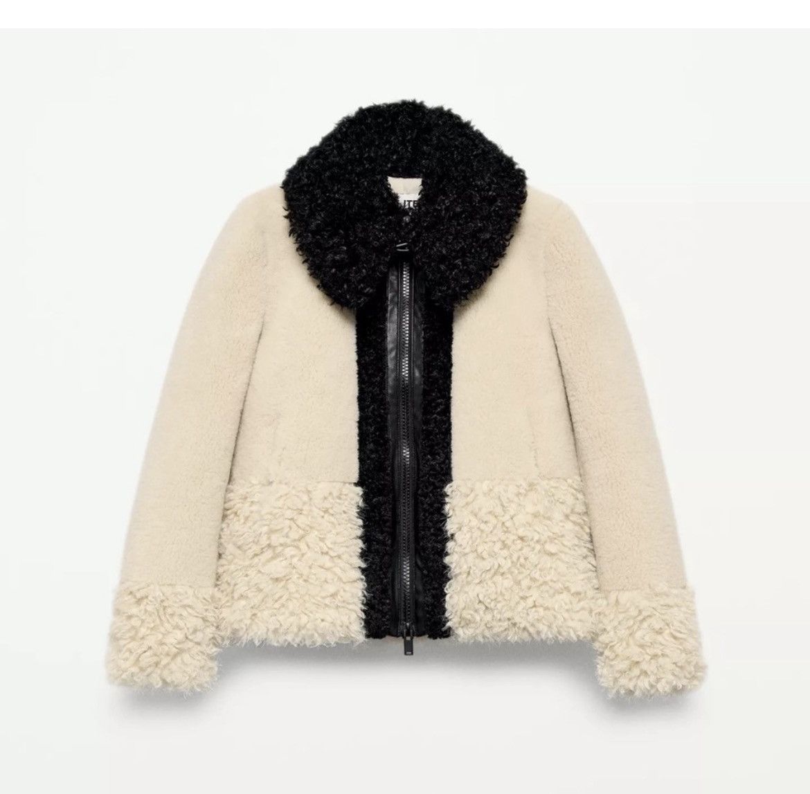 Zara ZARA FAUX FUR PATCHWORK JACKET Size S / US 4 / IT 40 - 16 Thumbnail