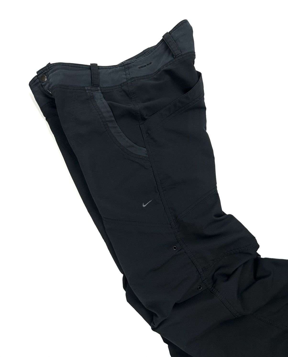 Nike Vintage Y2K Nike Baggy Fit Track Pants Nylon Black Women's M Size 30" / US 8 / IT 44 - 14 Thumbnail