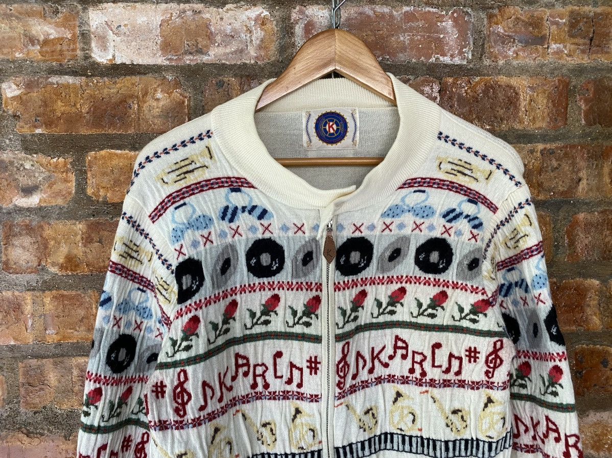 Pink House 90s Rose Music and Metropolitan knit karl helmut Size M / US 6-8 / IT 42-44 - 3 Thumbnail