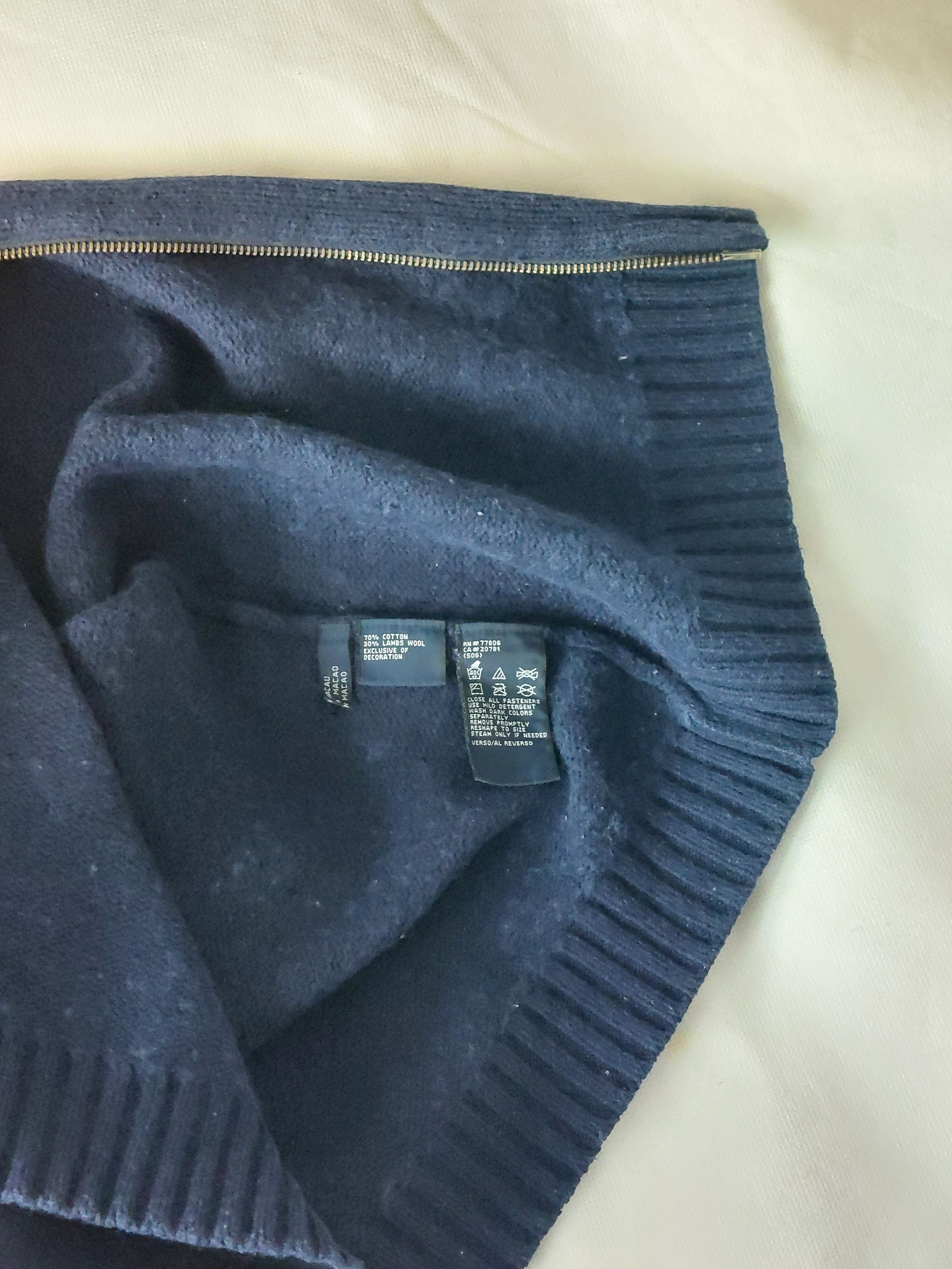 Tommy Hilfiger TOMMY HILFIGER cotton and wool zip sweater Size US S / EU 44-46 / 1 - 7 Thumbnail