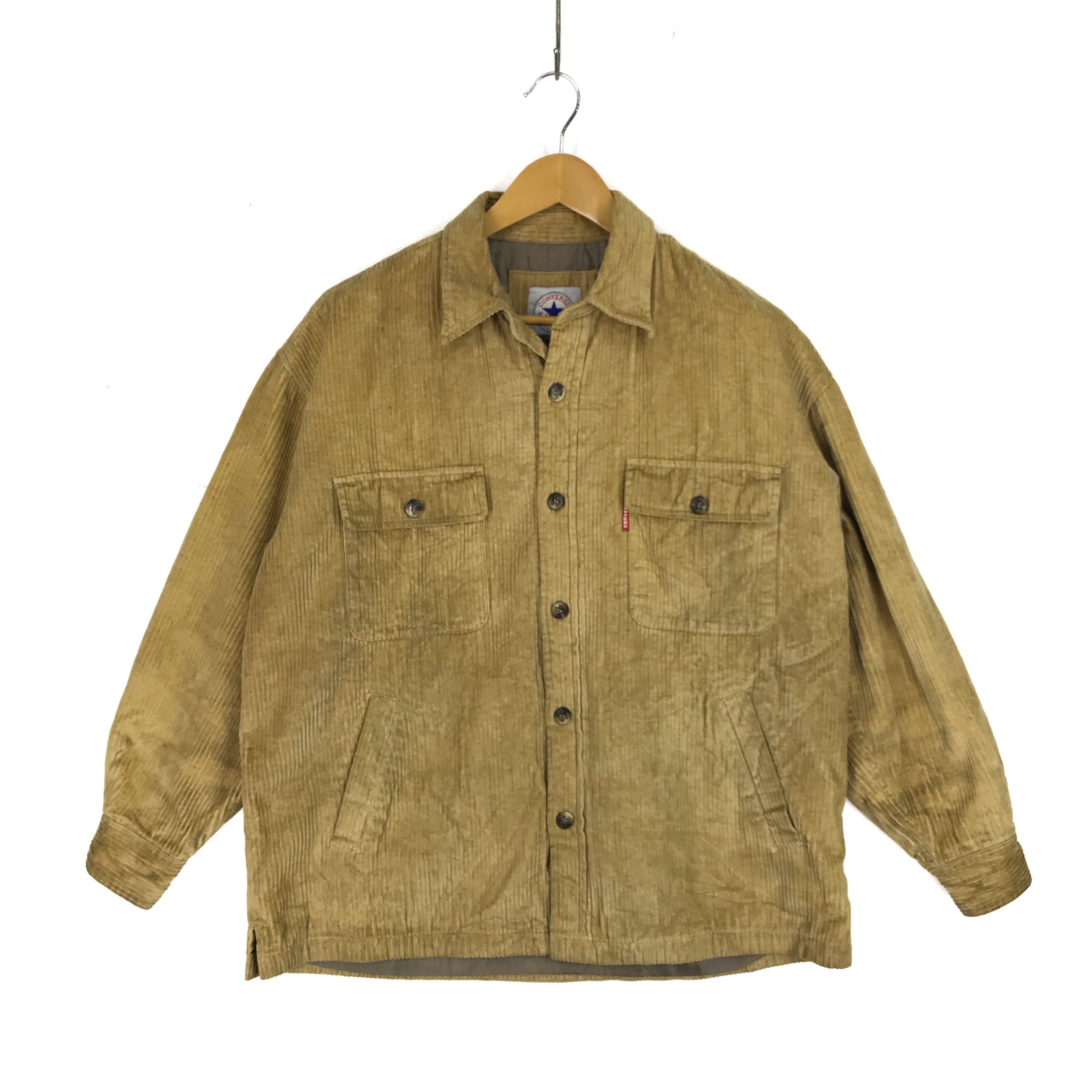 Converse 90s Vintage CONVERSE ALL STAR Corduroy Jacket #2426-84 Size US XL / EU 56 / 4 - 1 Thumbnail