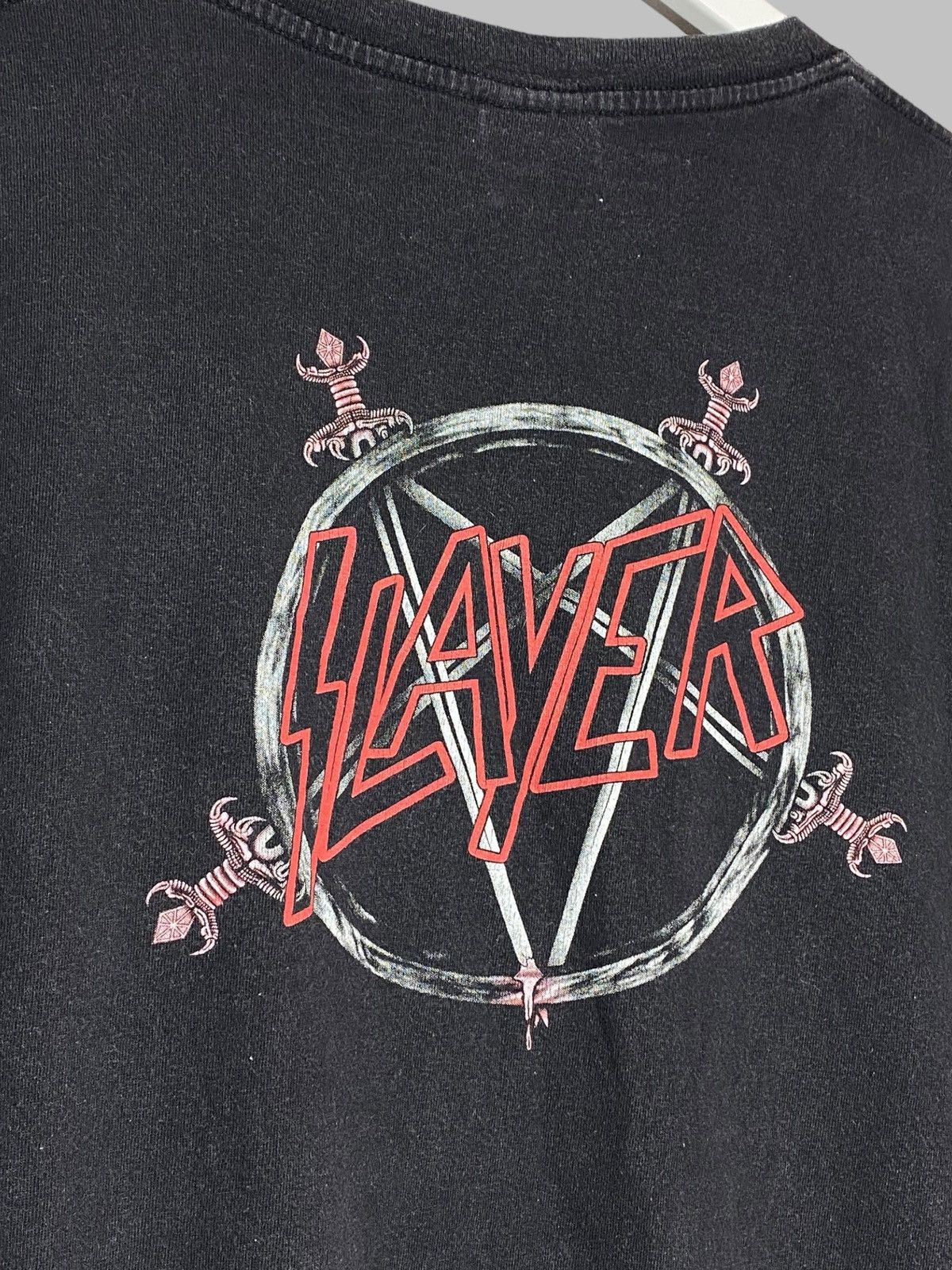 Band Tees Vintage Slayer Graphic T-shirt 2000s Size US L / EU 52-54 / 3 - 7 Thumbnail