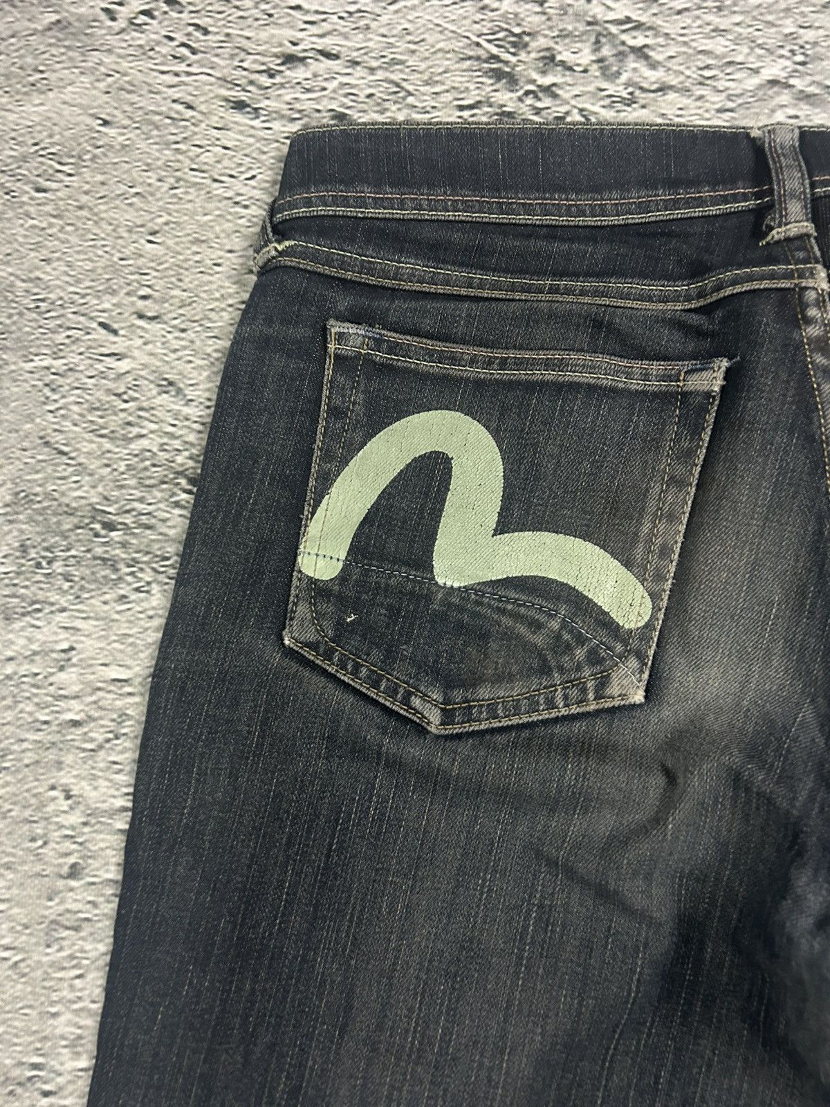 Evisu × Puma Evisu x Puma jeans vintage grey bootcut mint seagulls Size US 28 / EU 44 - 3 Thumbnail