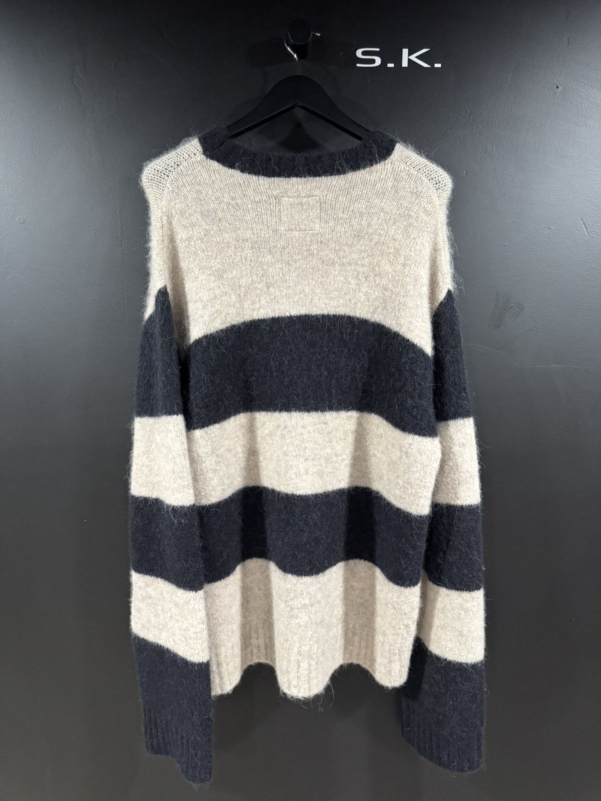 (di)vision Division (di)vision Striped Logo Knit Alpaca Wool Sweater L Size US L / EU 52-54 / 3 - 8 Thumbnail