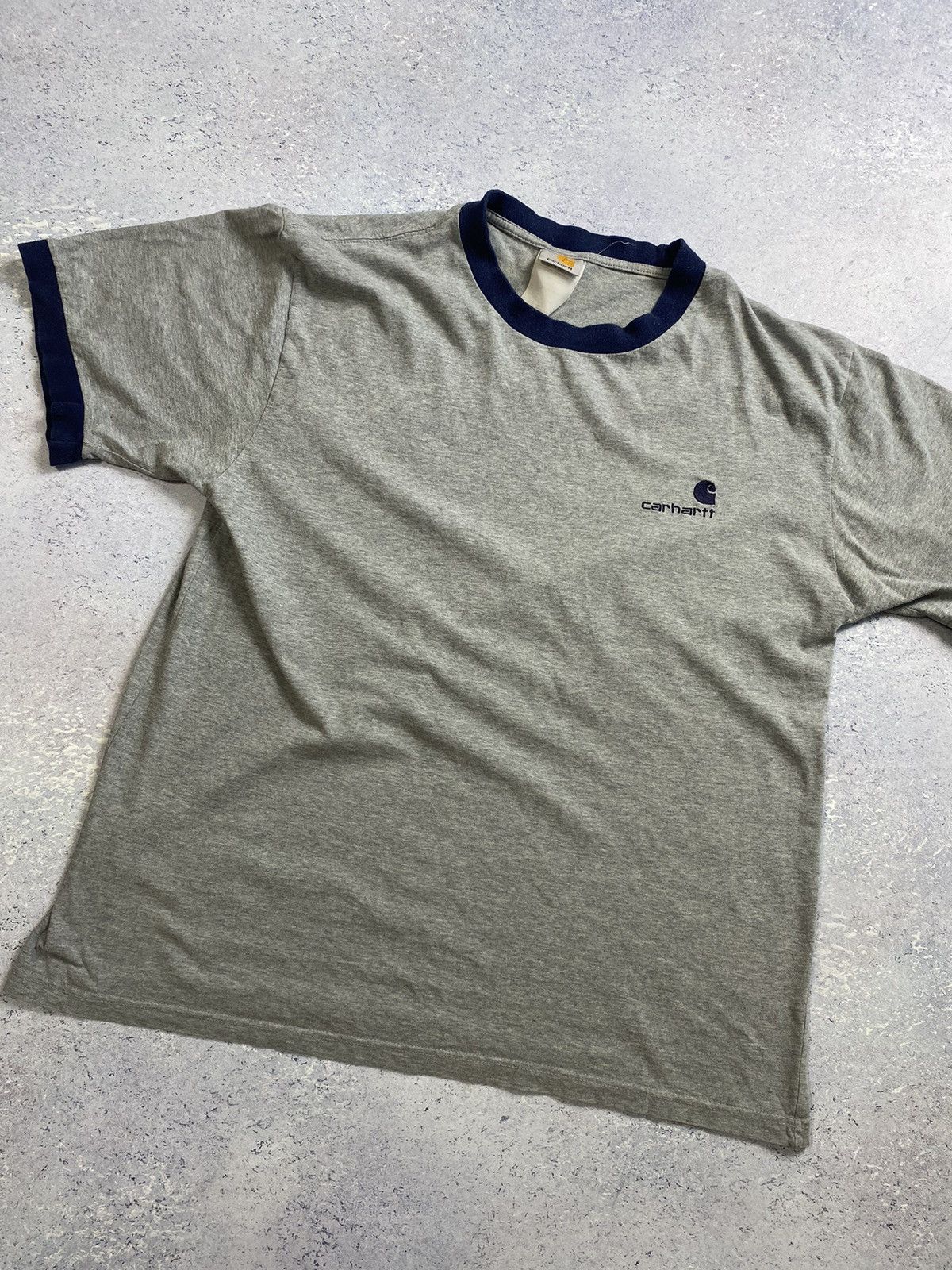 Carhartt × Vintage Vintage Carhartt Men’s Grey T-shirt Size US L / EU 52-54 / 3 - 1 Thumbnail