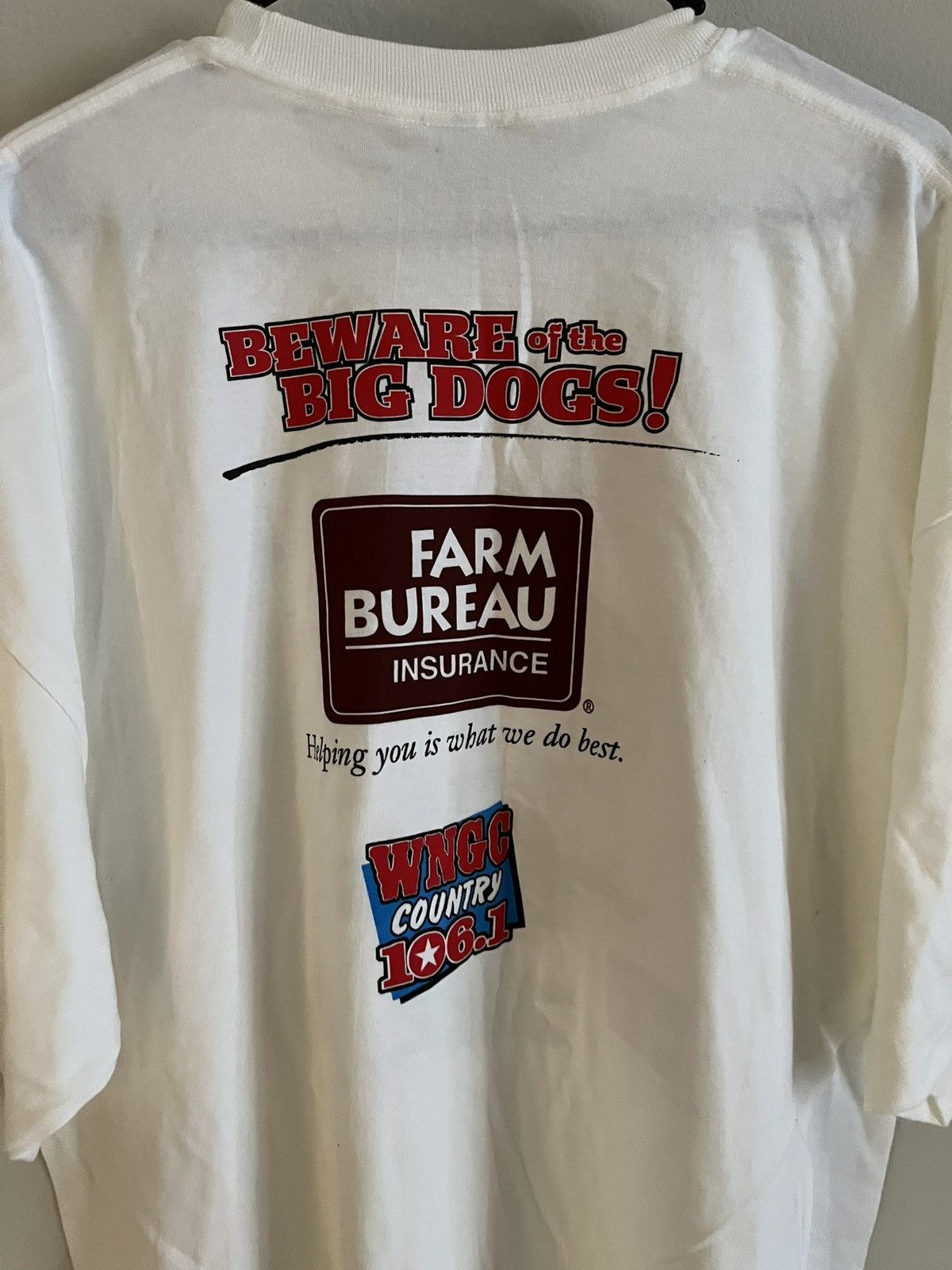 Vintage Vintage 'Beware of the Bulldogs' Tee Size US XXL / EU 58 / 5 - 7 Thumbnail