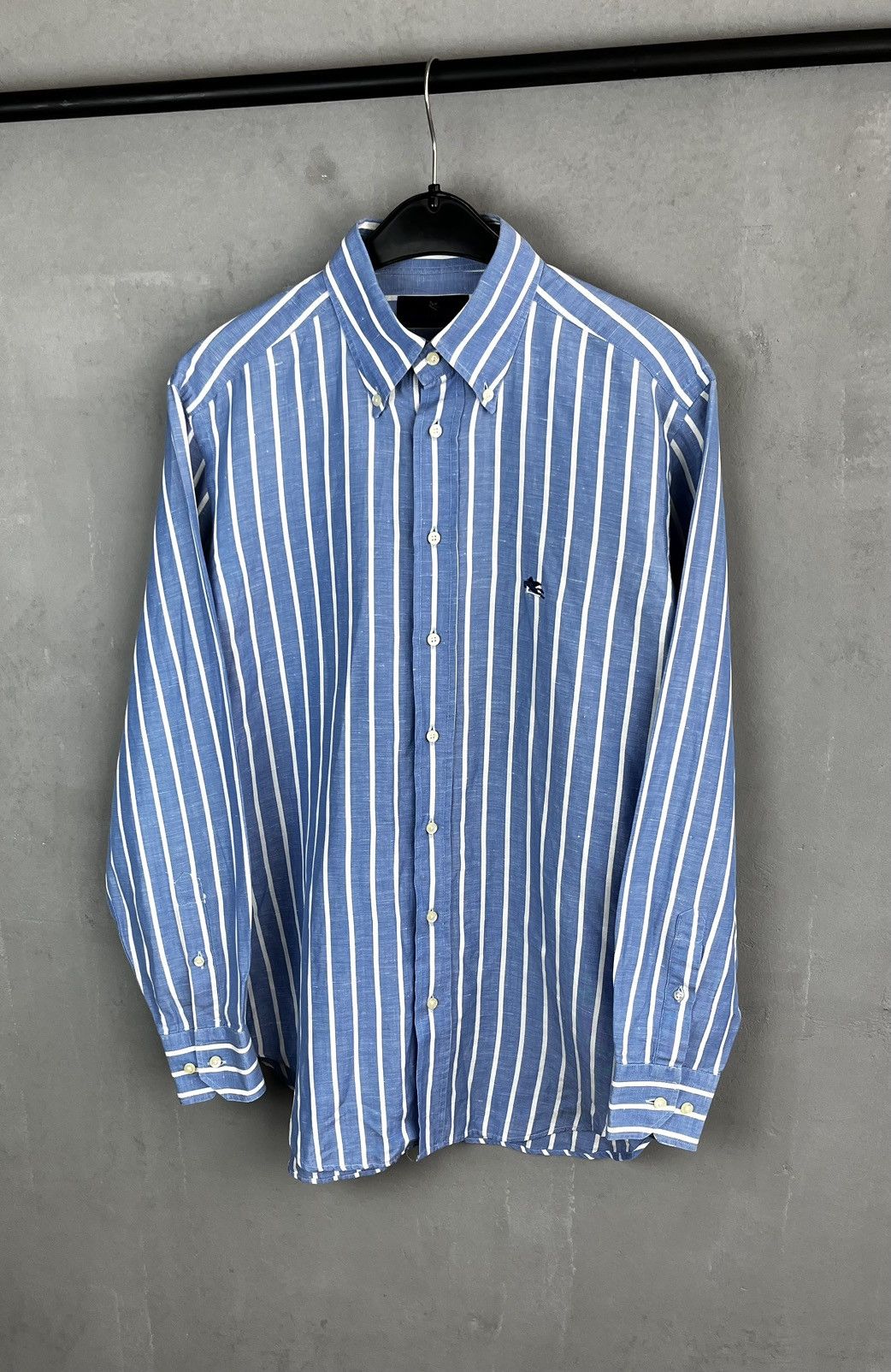 Etro Etro bitton shirt lino Size US M / EU 48-50 / 2 - 1 Thumbnail