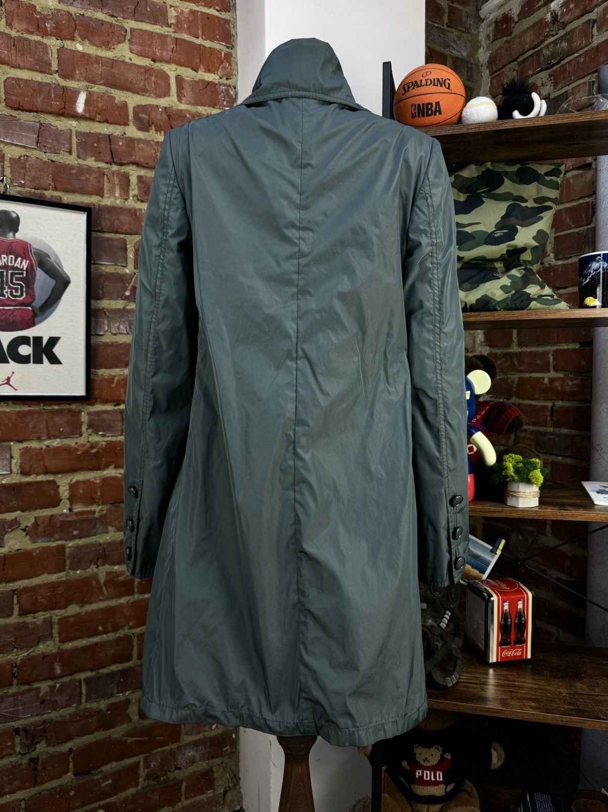 Stella McCartney × Vintage STELLA McCARTNEY 2008 Massive Button Belt Trench Jacket Size M / US 6-8 / IT 42-44 - 12 Thumbnail