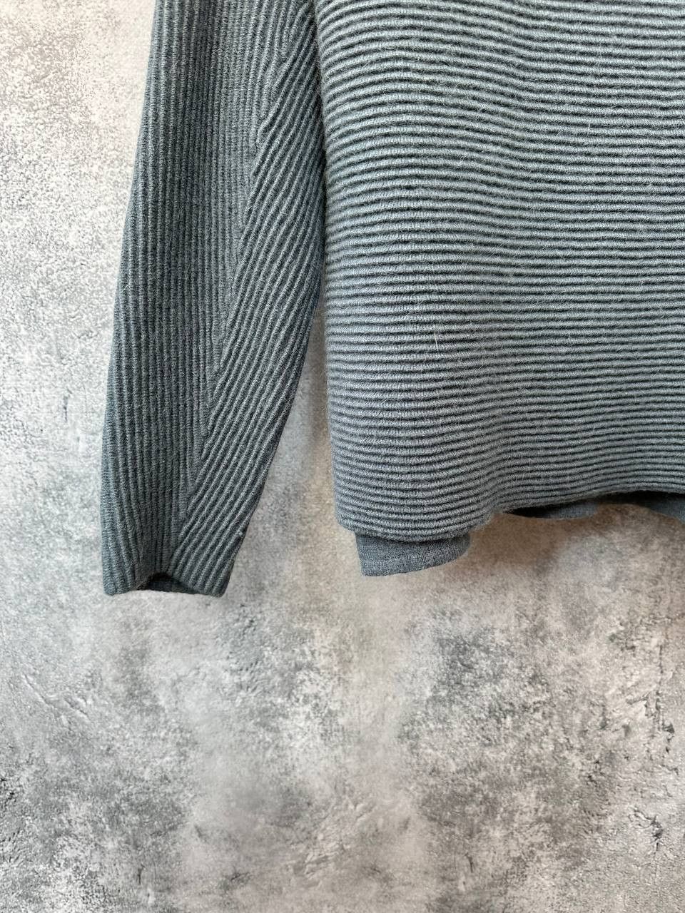 Designer × Reiss Reiss Lila Ribbed High Neck Sweater Relaxed Striped Jumper Size M / US 6-8 / IT 42-44 - 8 Thumbnail