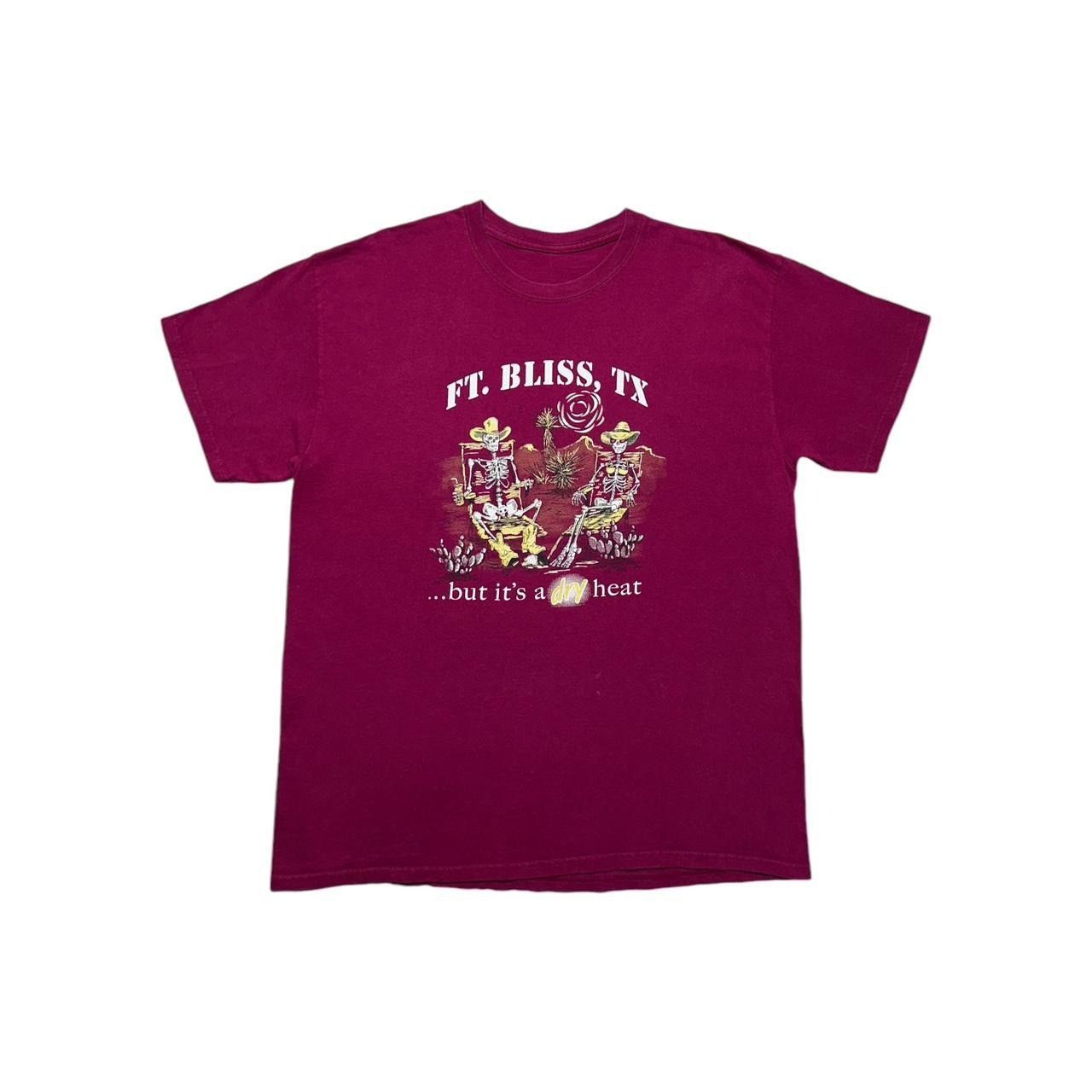 Hanes × Vintage Y2K It’s a Dry Heat Skeleton Texas T-Shirt Size US L / EU 52-54 / 3 - 1 Thumbnail