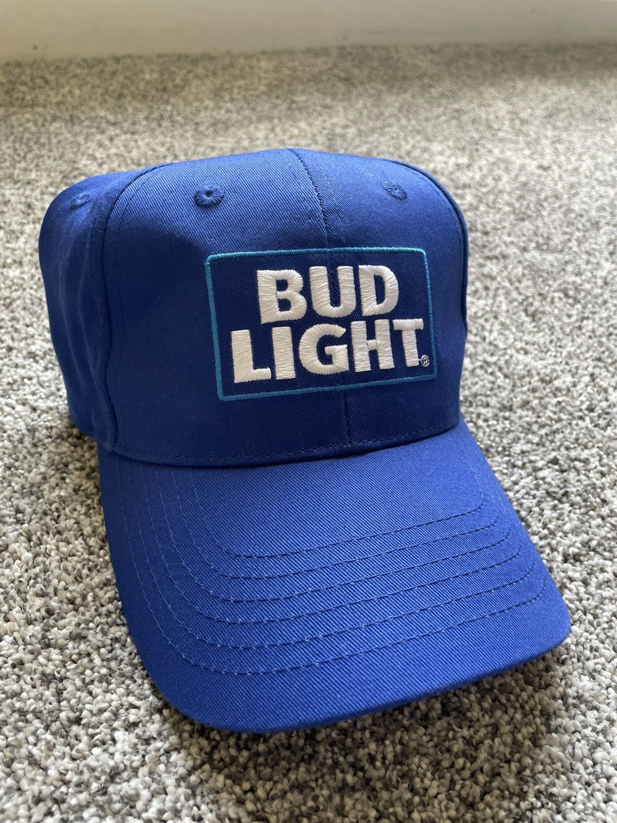Vintage BUD LIGHT cotton Cap Size ONE SIZE - 1 Thumbnail