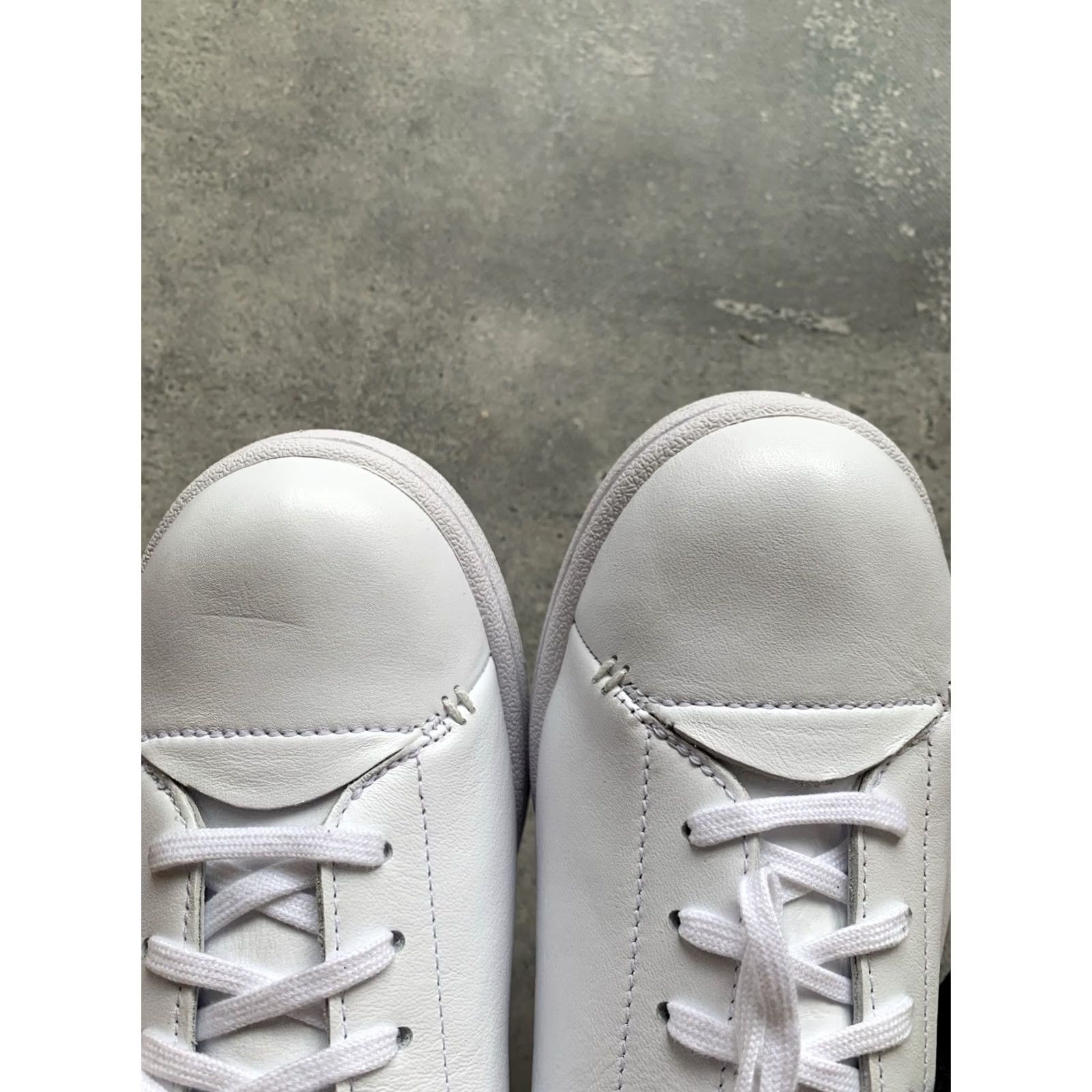 Adidas ADIDAS Y-3 COURT White Leather SIZE US 8, UK 7.5, EU 41 1/3, Men Sneaker Size US 8 / EU 41 - 4 Thumbnail