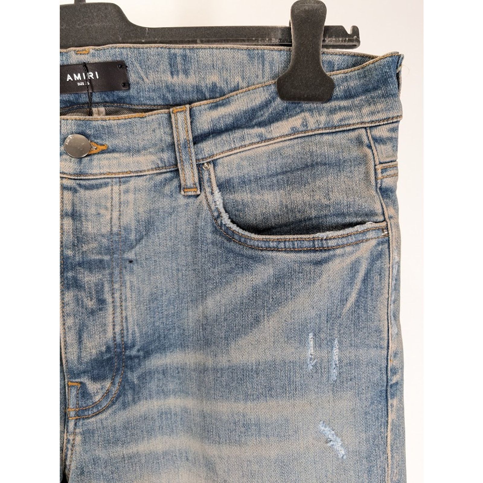 Amiri o1rshd1 Camo Bones Jeans in Clay Indigo Size US 29 - 9 Thumbnail