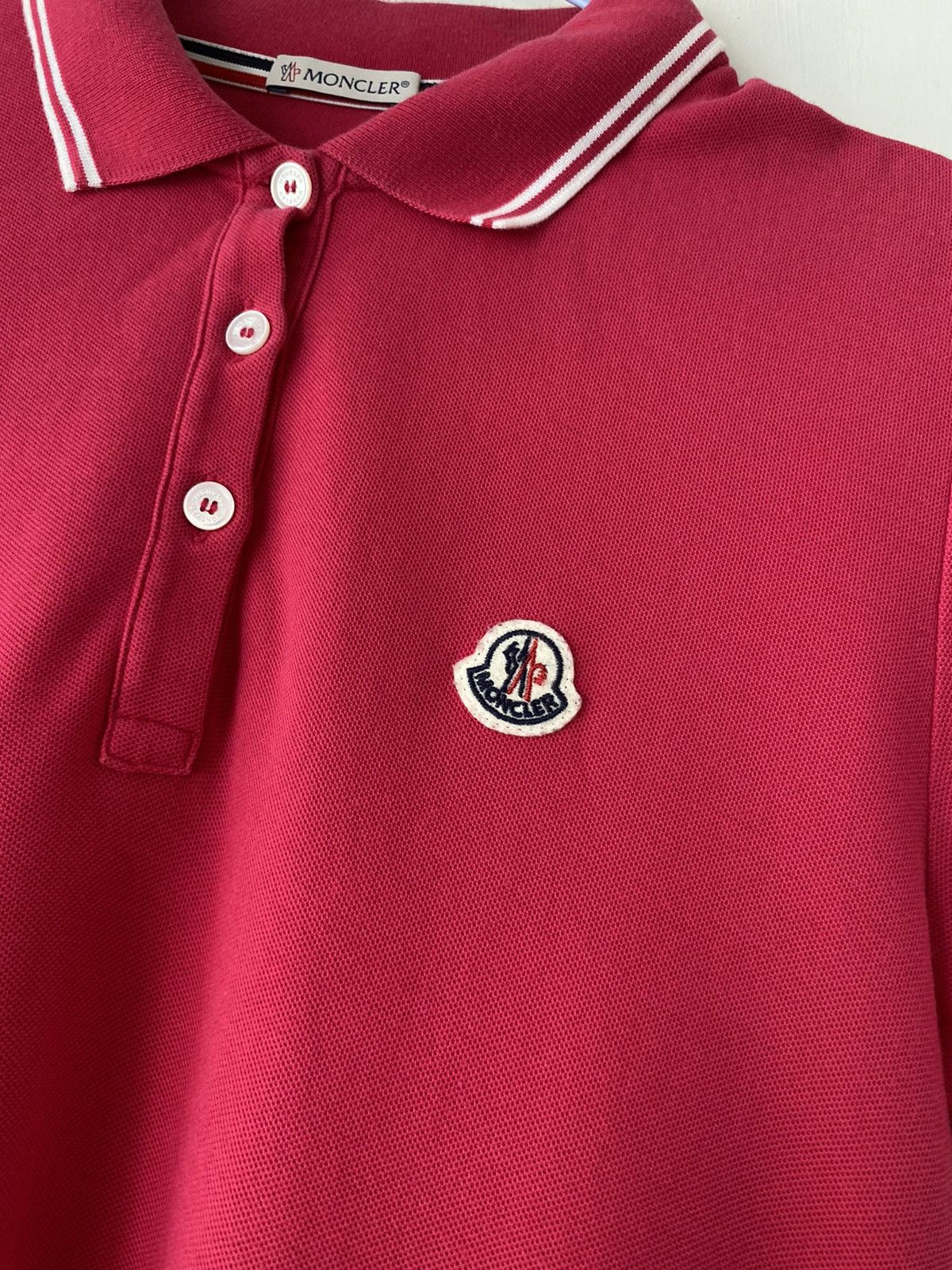 Moncler Moncler Luxury Polo T-shirt Size M / US 6-8 / IT 42-44 - 7 Thumbnail