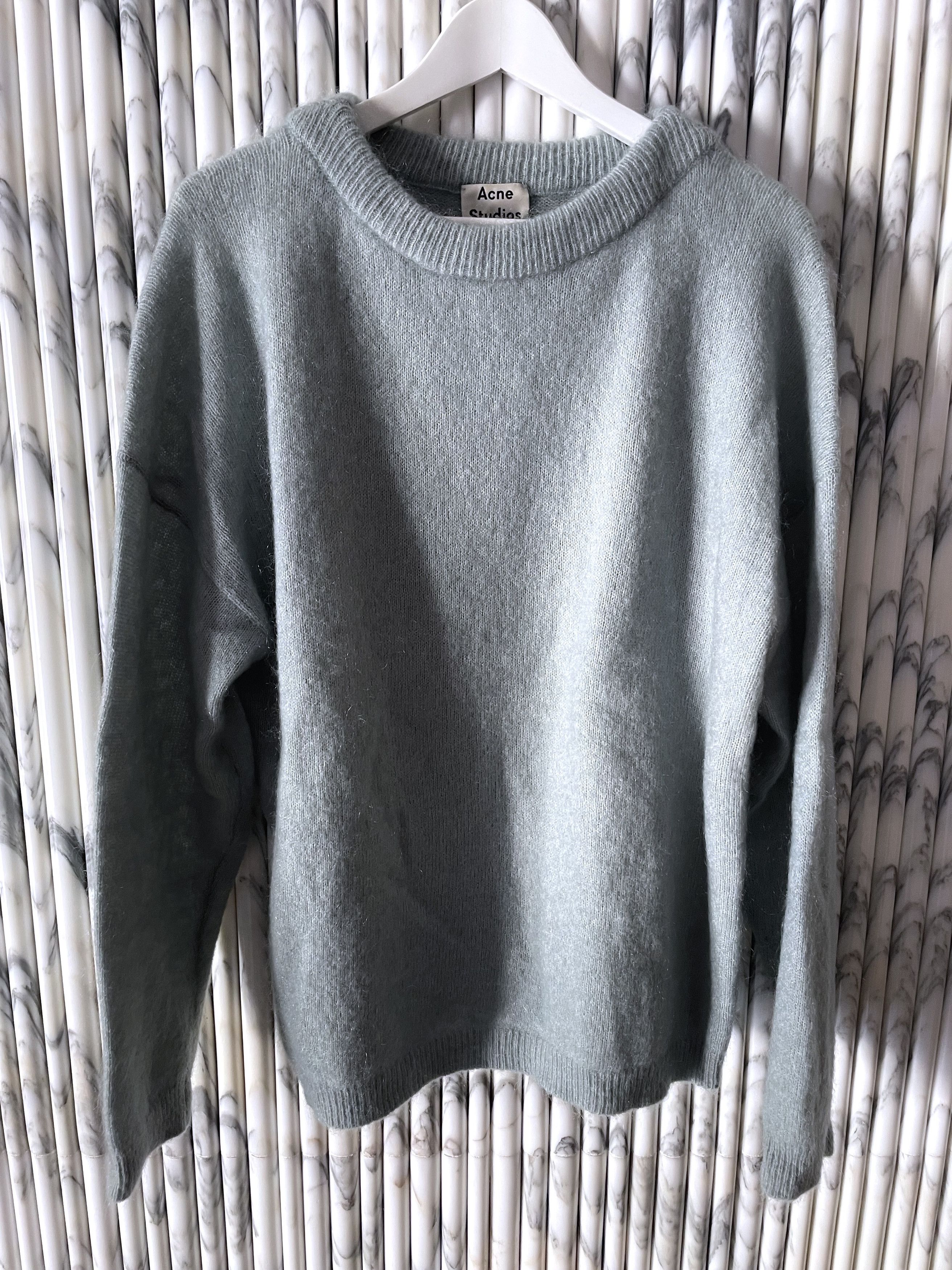 Acne Studios TIFFANY BLUE MOHAIR SLOUCHY SWEATER Size US L / EU 52-54 / 3 - 2 Thumbnail