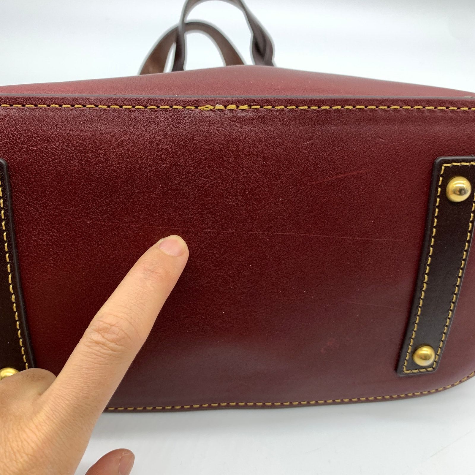 Dooney & Bourke Dooney & Bourke Florentine Leather Purse Small Heidi Satchel Size ONE SIZE - 5 Thumbnail