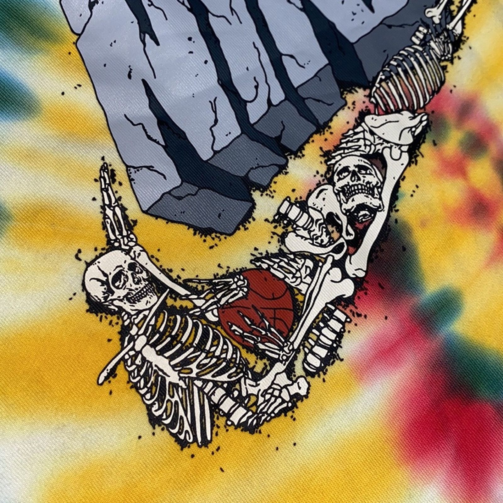 Nike Nike Tie Dye Skeleton Basketball Short Sleeve Size US M / EU 48-50 / 2 - 3 Thumbnail