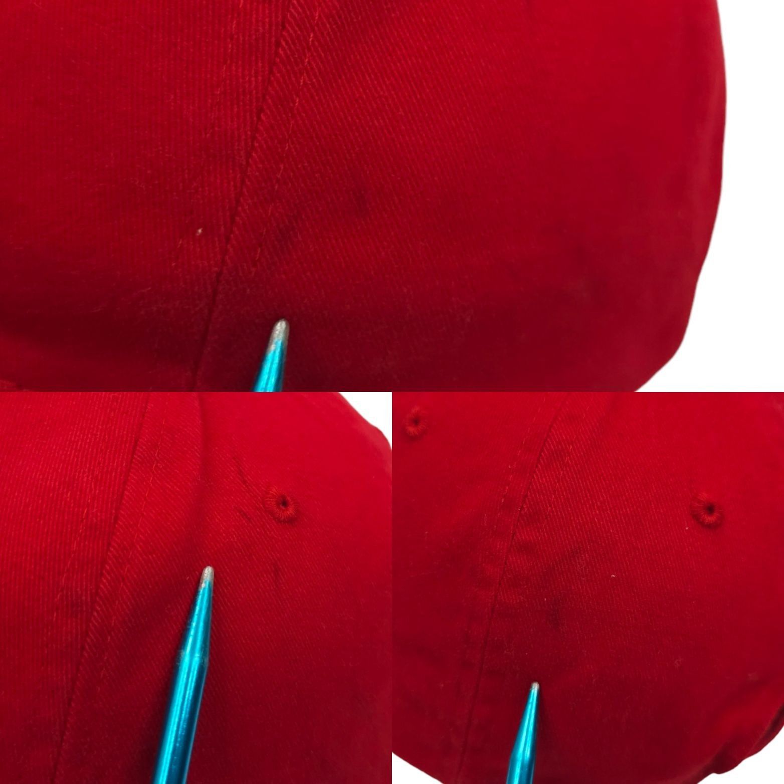 Harley Davidson Harley Davidson Embroidered Red Adjustable Tuck Strap Cap Size ONE SIZE - 7 Thumbnail