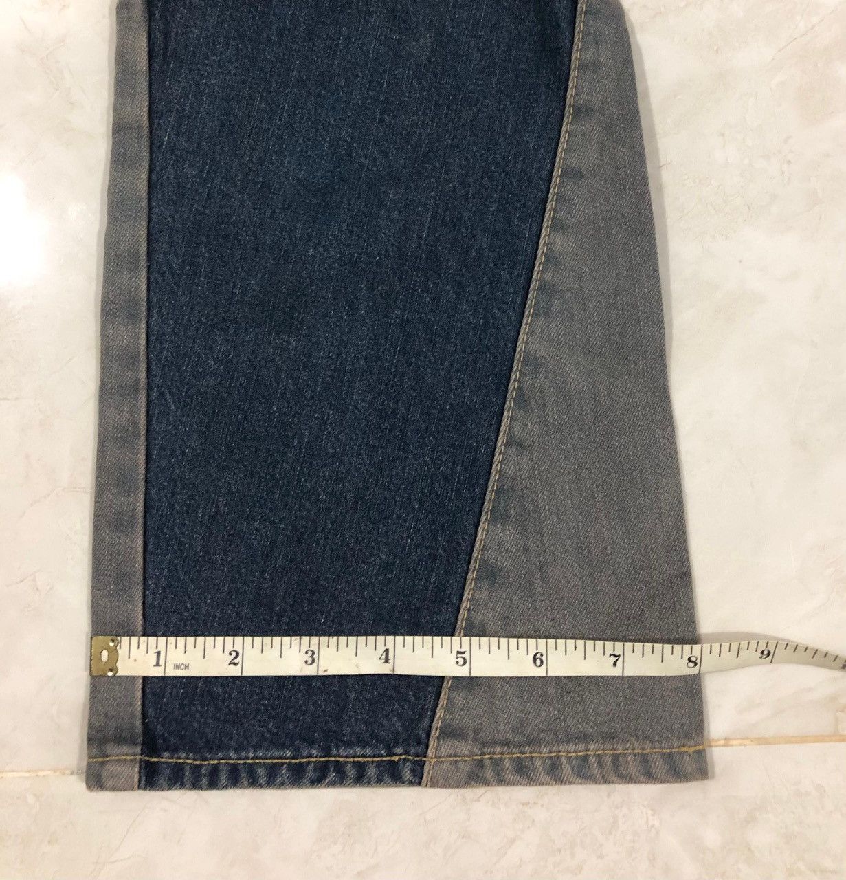 Hysteric Glamour × Vintage Vintage Hysteric Glamour Patchwork Denim Size 28" / US 6 / IT 42 - 19 Thumbnail