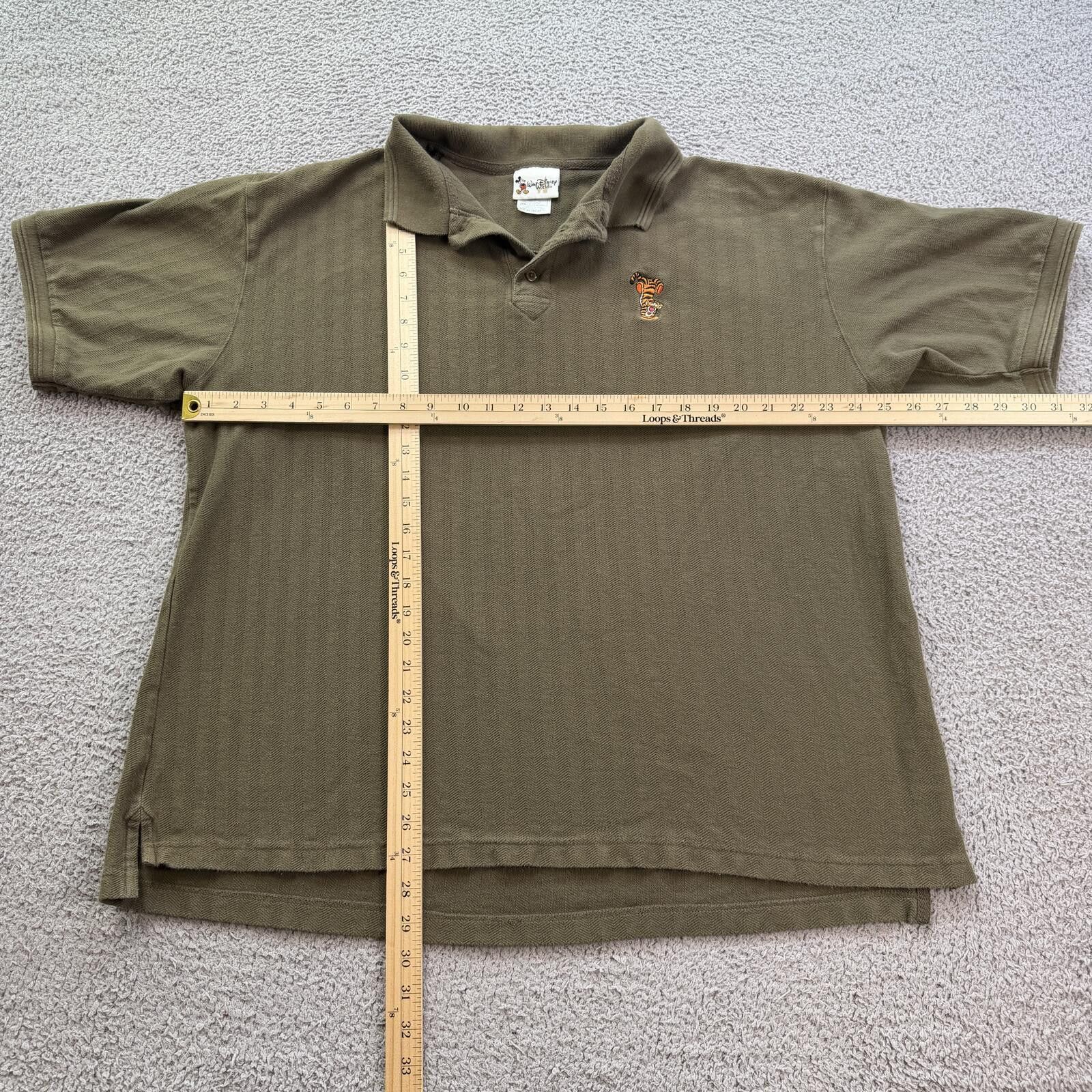 Disney Vintage Disney World Tigger Embroidered Polo Shirt XXL Green Size US XXL / EU 58 / 5 - 3 Thumbnail