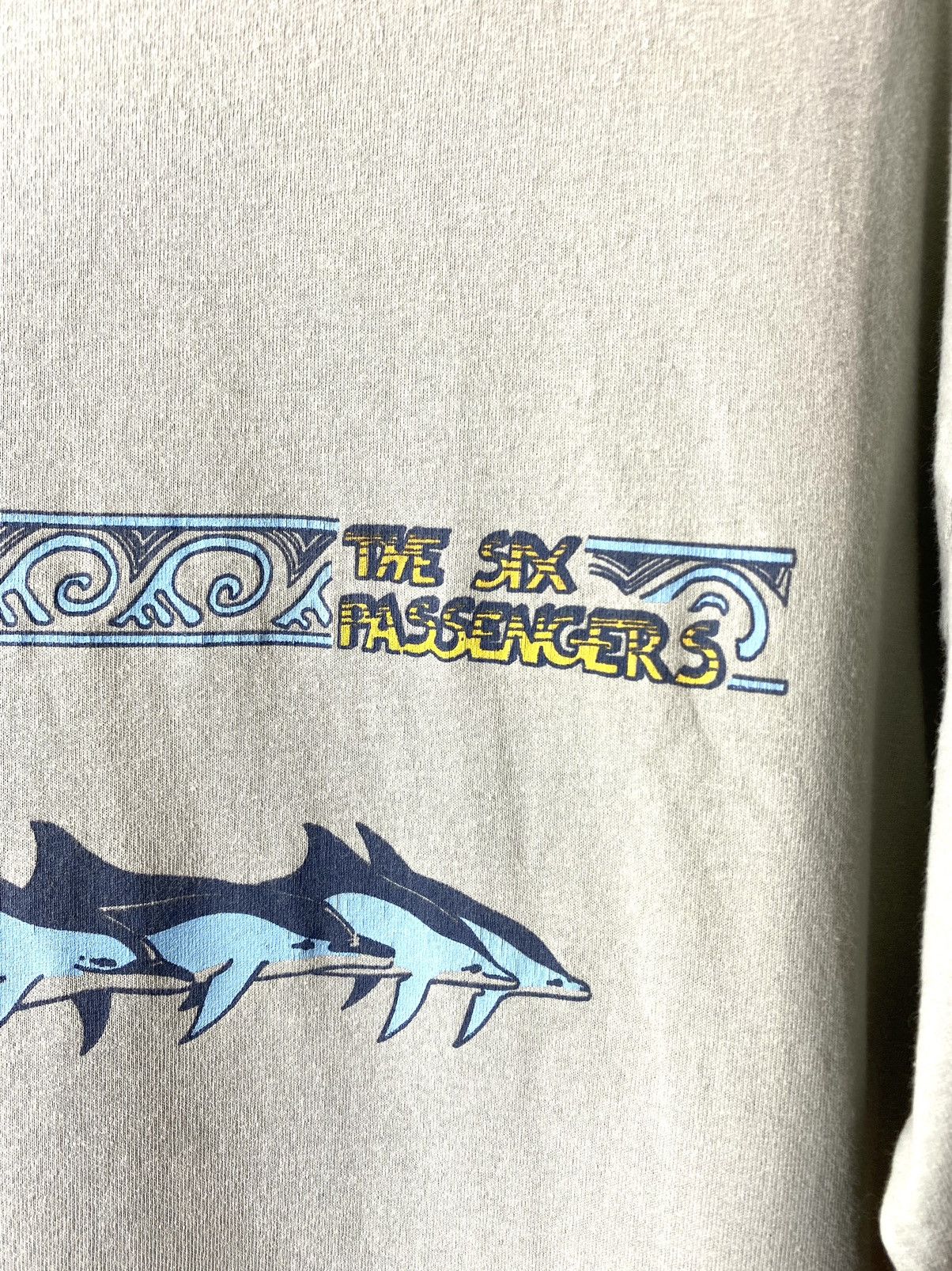 Vintage Vintage 1990’s The Six Passengers Surf Style T Shirt Stussy Size US XL / EU 56 / 4 - 5 Thumbnail