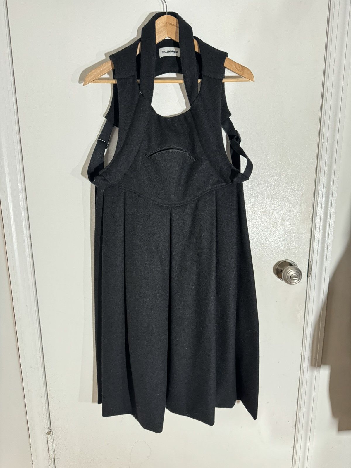 image of Kozaburo Melton Apron in Black, Men's (Size Medium)