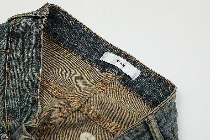 Japanese Brand × Jean High street washed washed wide leg blue cargo pocket jeans Size US 32 / EU 48 - 4 Thumbnail