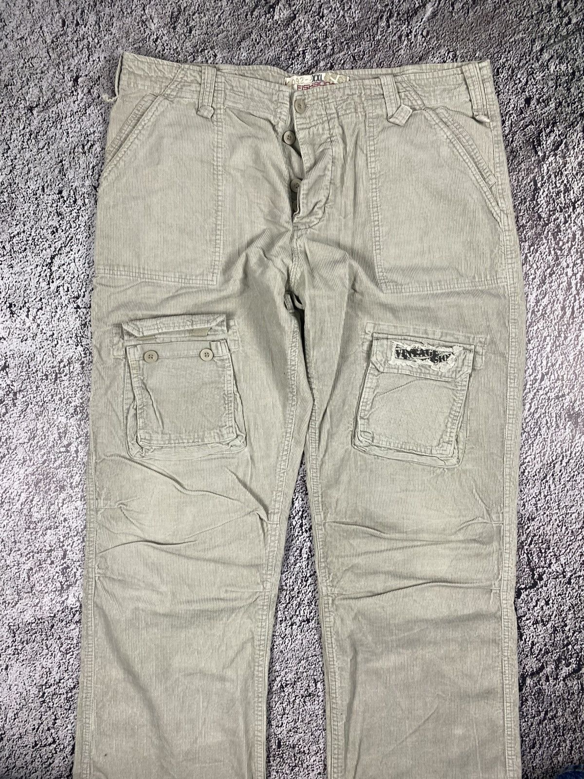 Vintage Vintage Y2K wide corduroy cargo pants outdoor style 00s Size US 38 / EU 54 - 2 Thumbnail